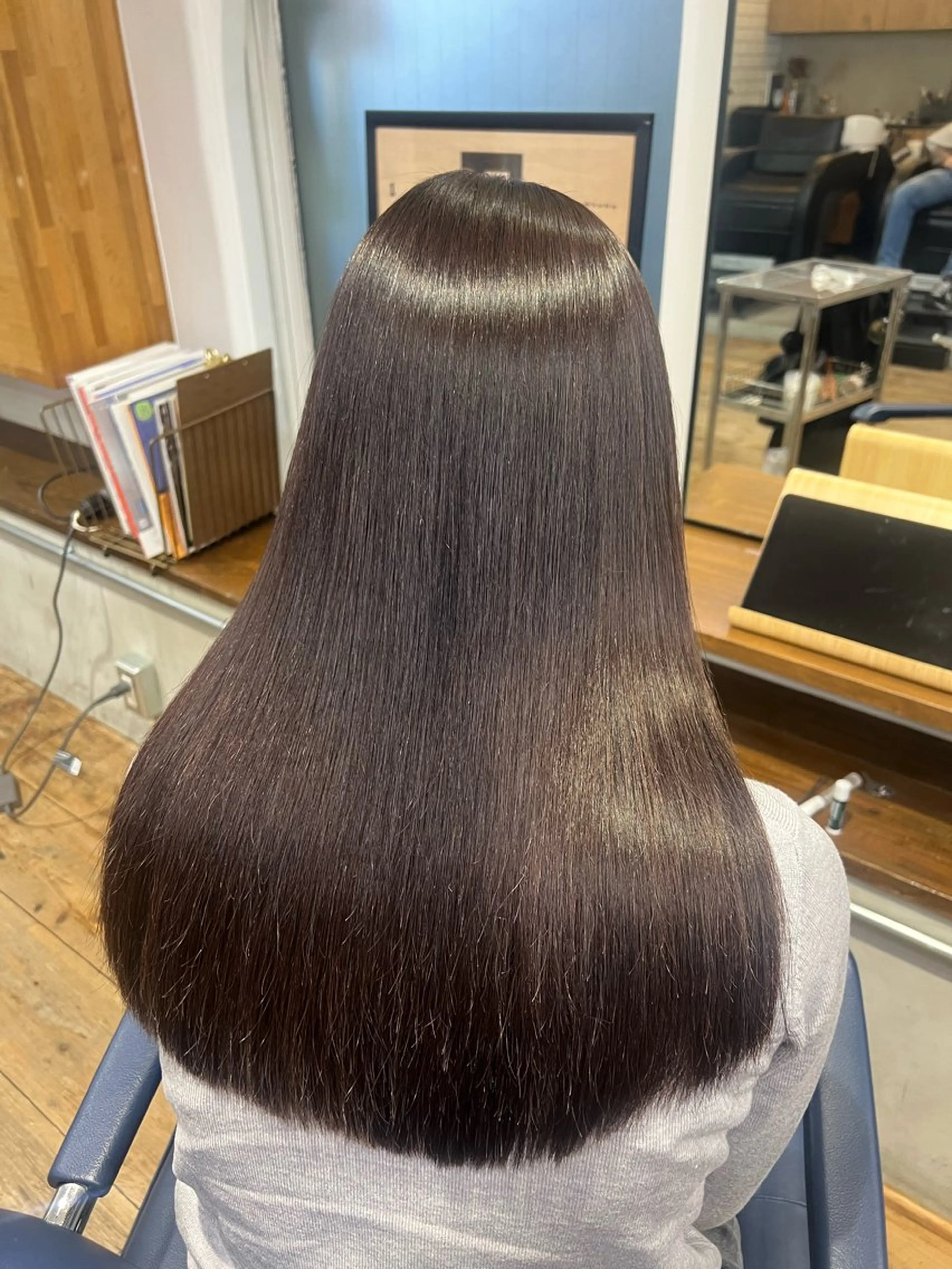 ロング 縮毛矯正 髪質改善/縮毛矯正 yutsuki ☻のヘアスタイル