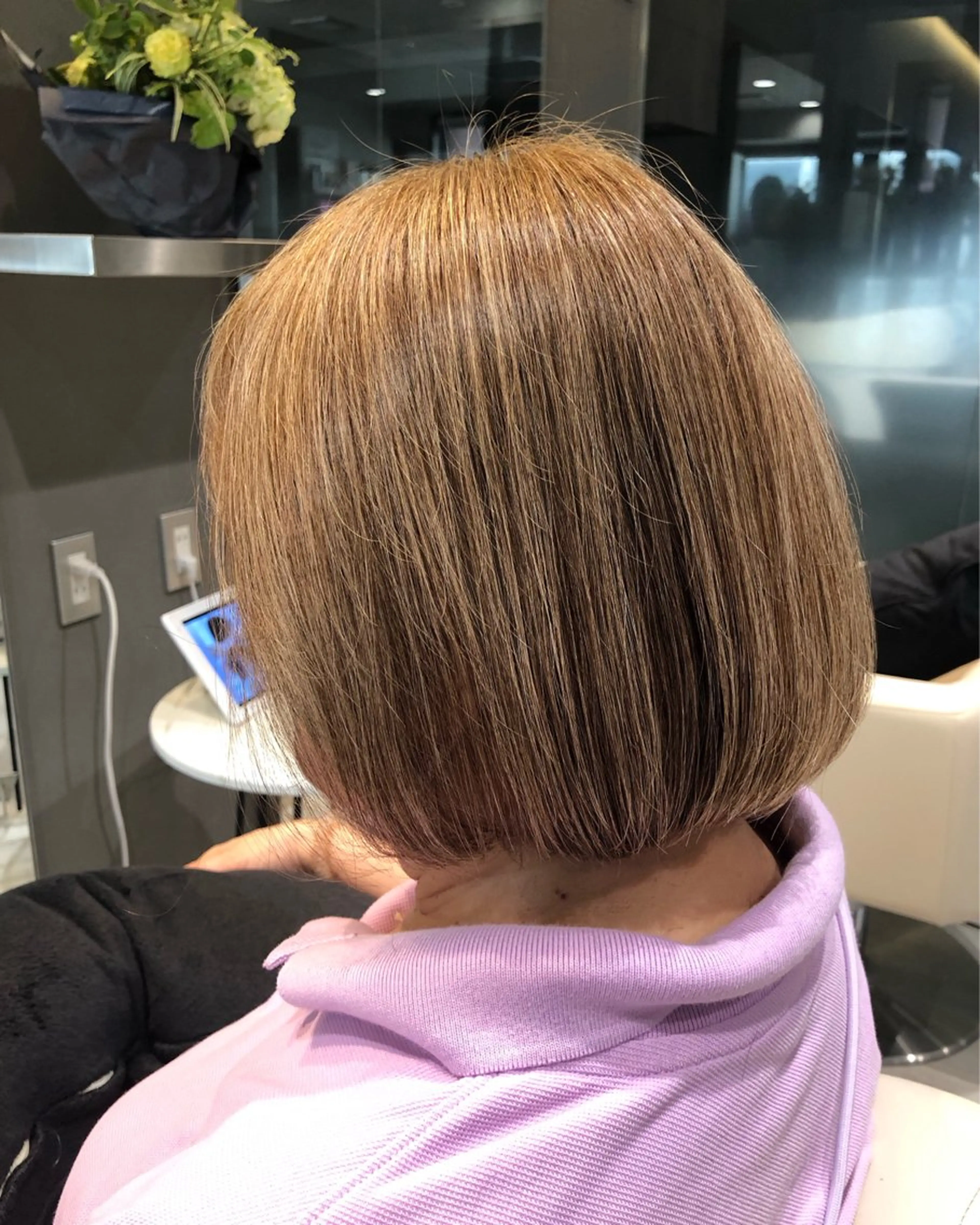 ミディアム カット ヘアカラー トリートメント 【hisui】長尾 ゆかりのマツエク・マツパデザイン