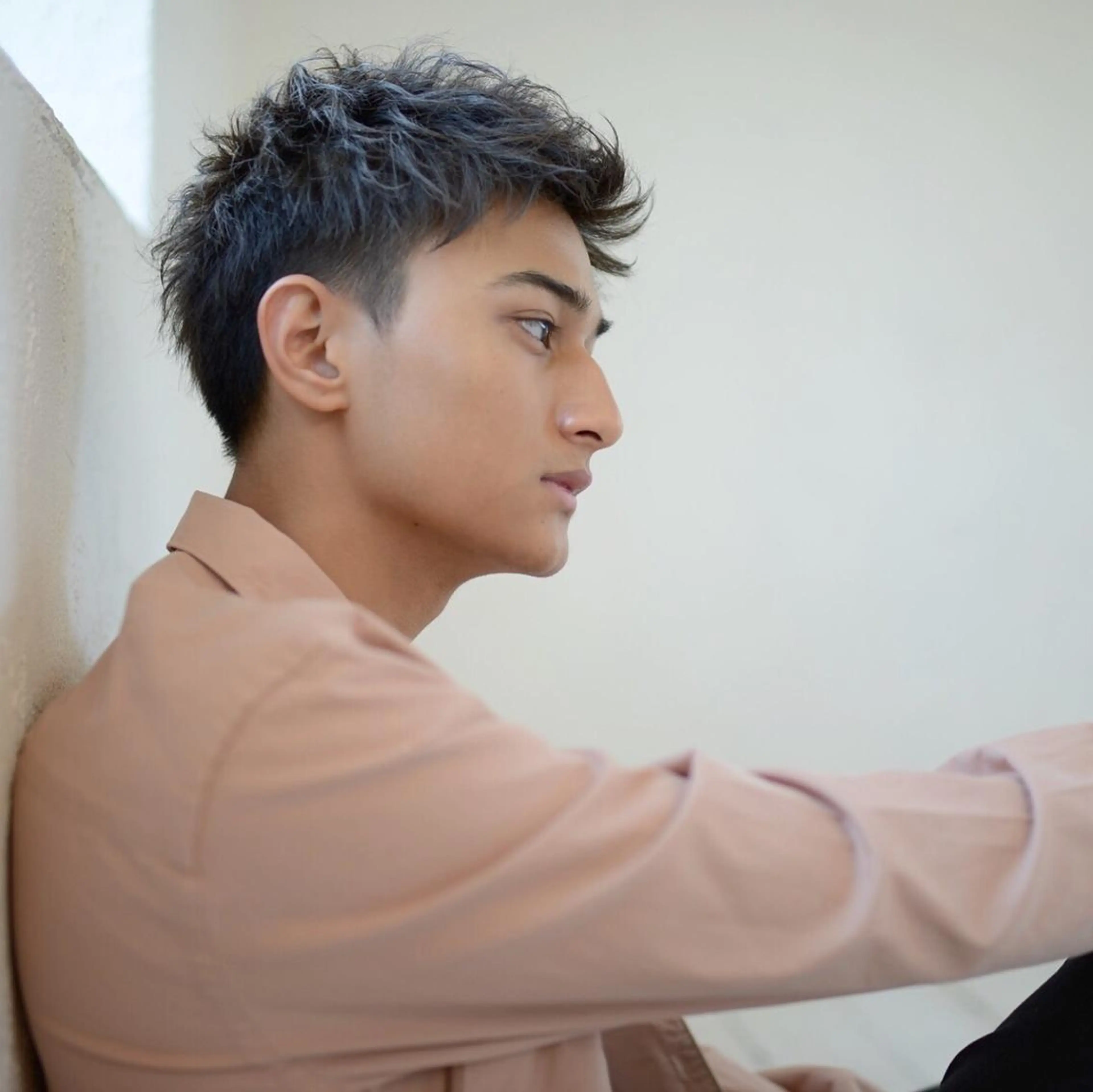 ショート メンズ graxi'    グラシー所属・ブリーチ/ハイトーン SERINAのヘアスタイル