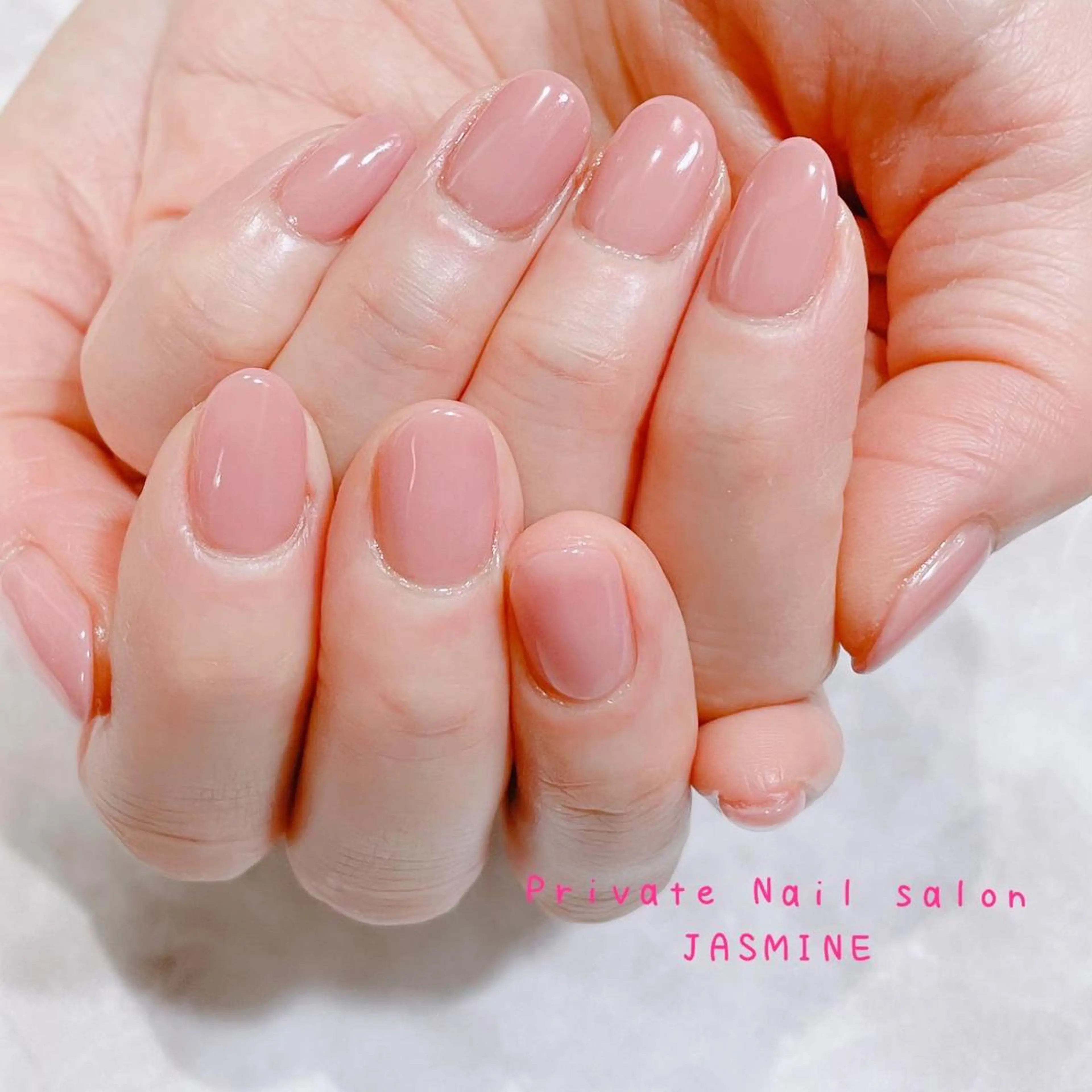 ネイル ワンカラーネイル シンプルネイル ハンドネイル Nail salon JASMINEのネイルデザイン