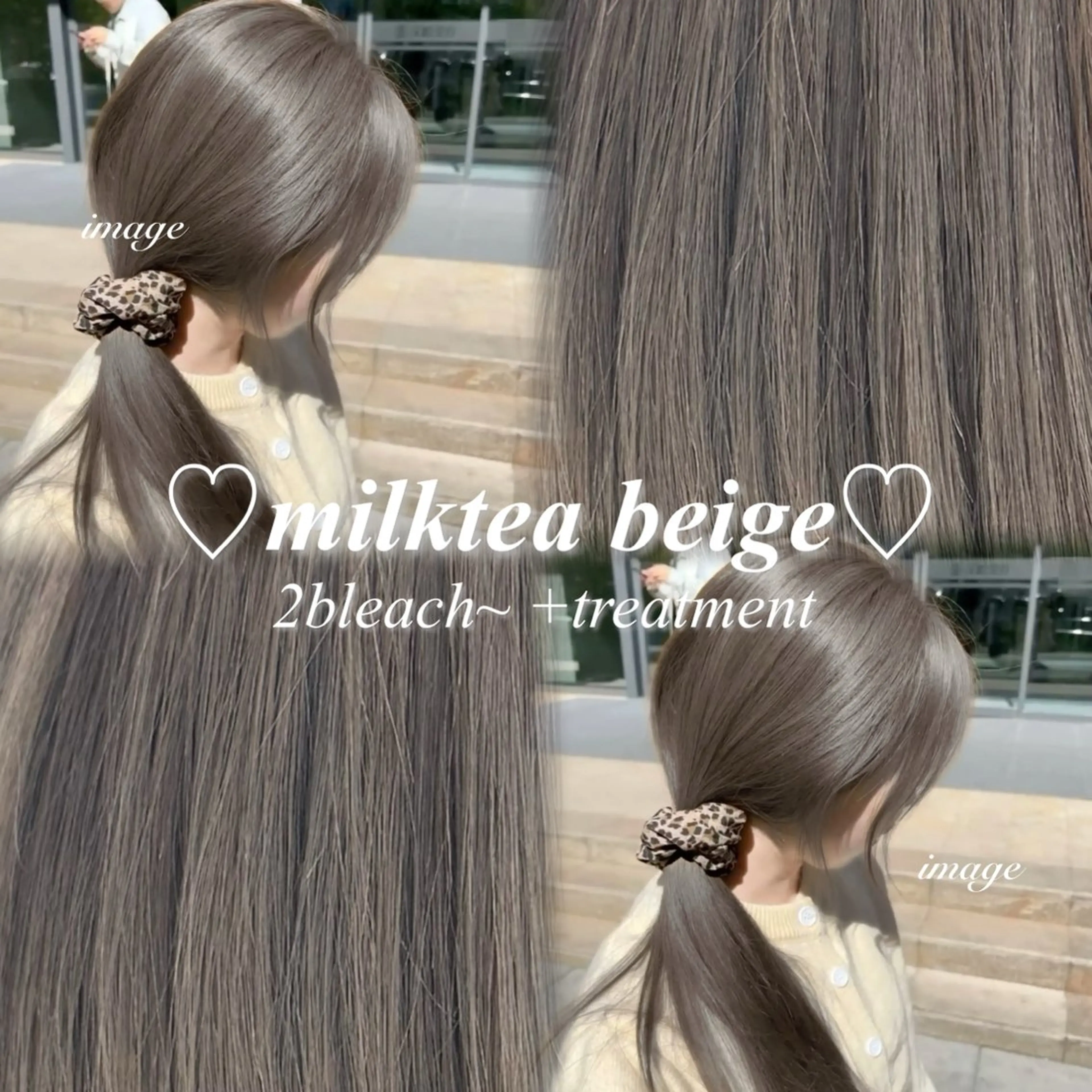 ロング カラー ヘアアレンジ ヘアカラー トリートメント ヘッドスパ ヘアセット 🤍淡色ピンク&ラベ ンダーYUKI🤍のヘアスタイル