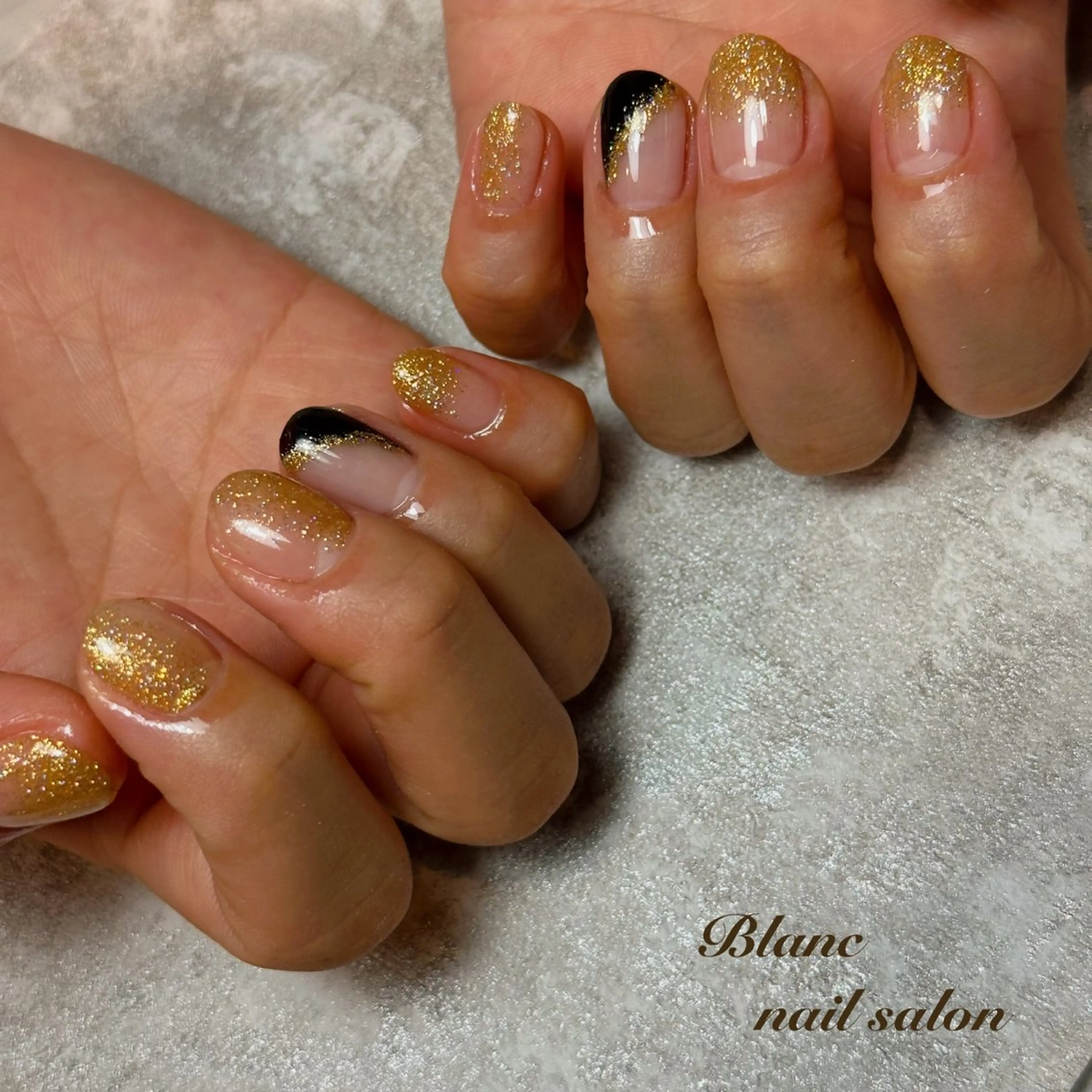 ショート Blanc ブランのネイルデザイン