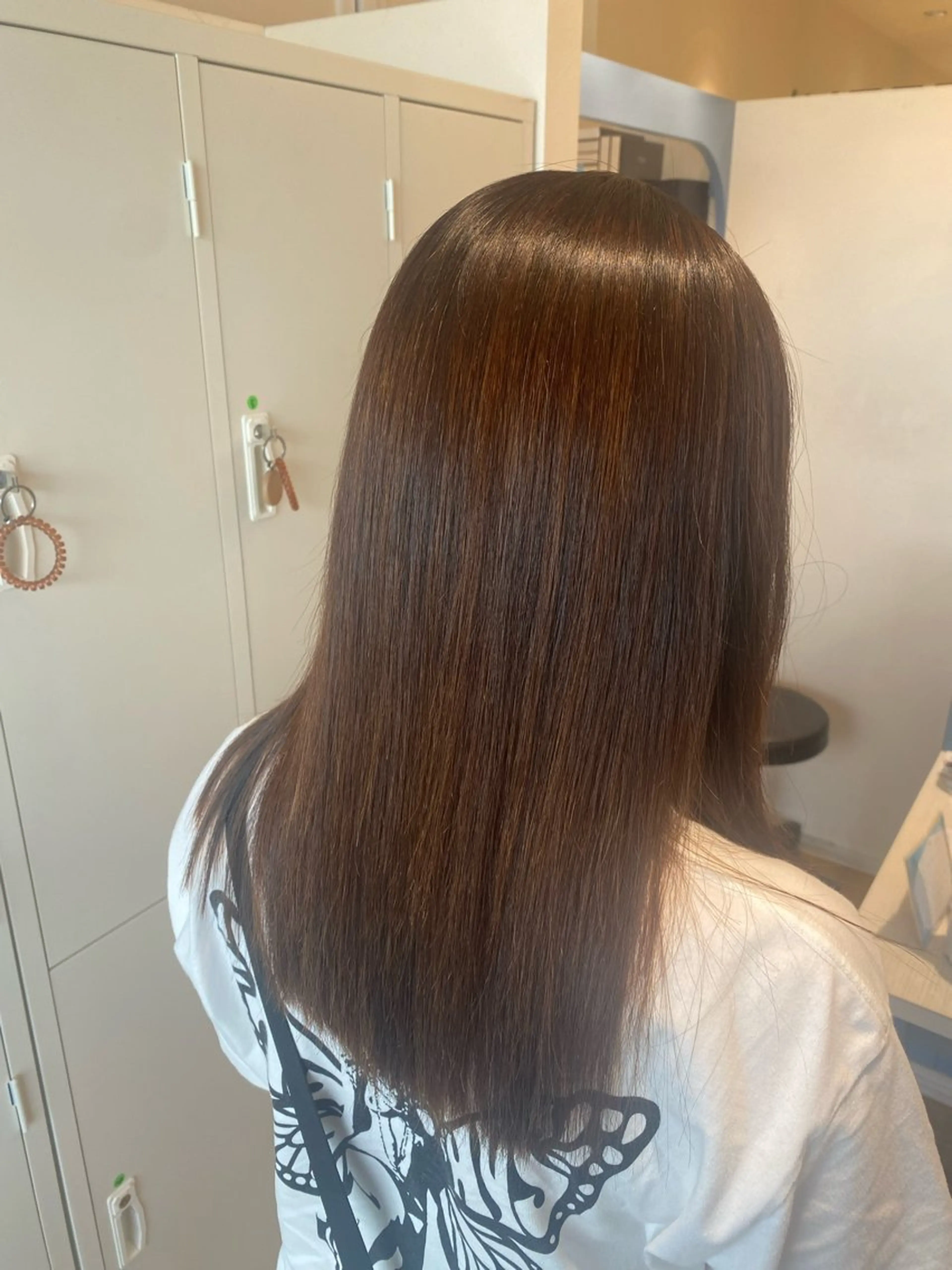 セミロング 髪質改善 ase.糸島店所属・UEDA AYAのヘアスタイル