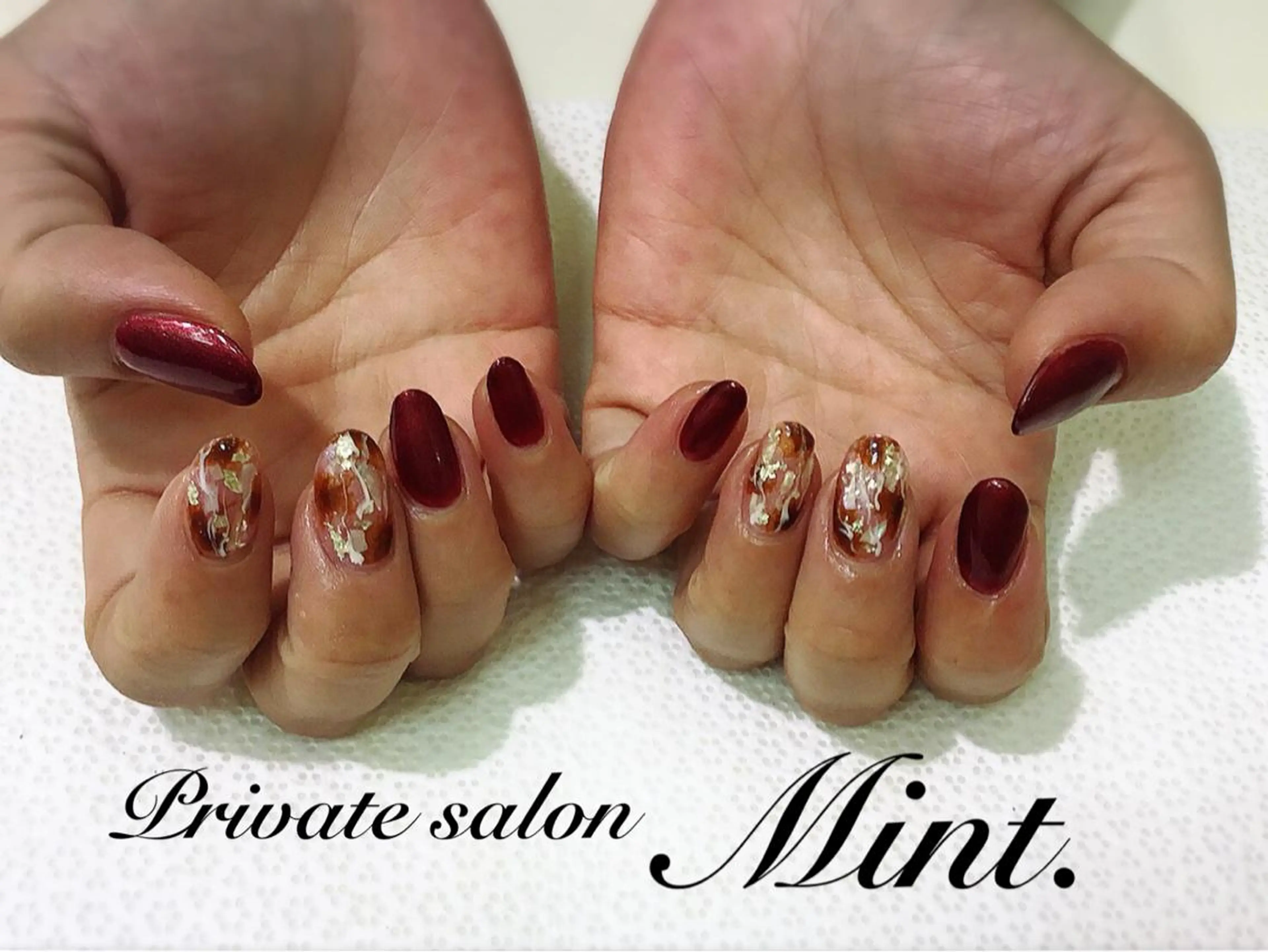 ミディアム ネイル ジェルネイル Mint. nailのネイルデザイン