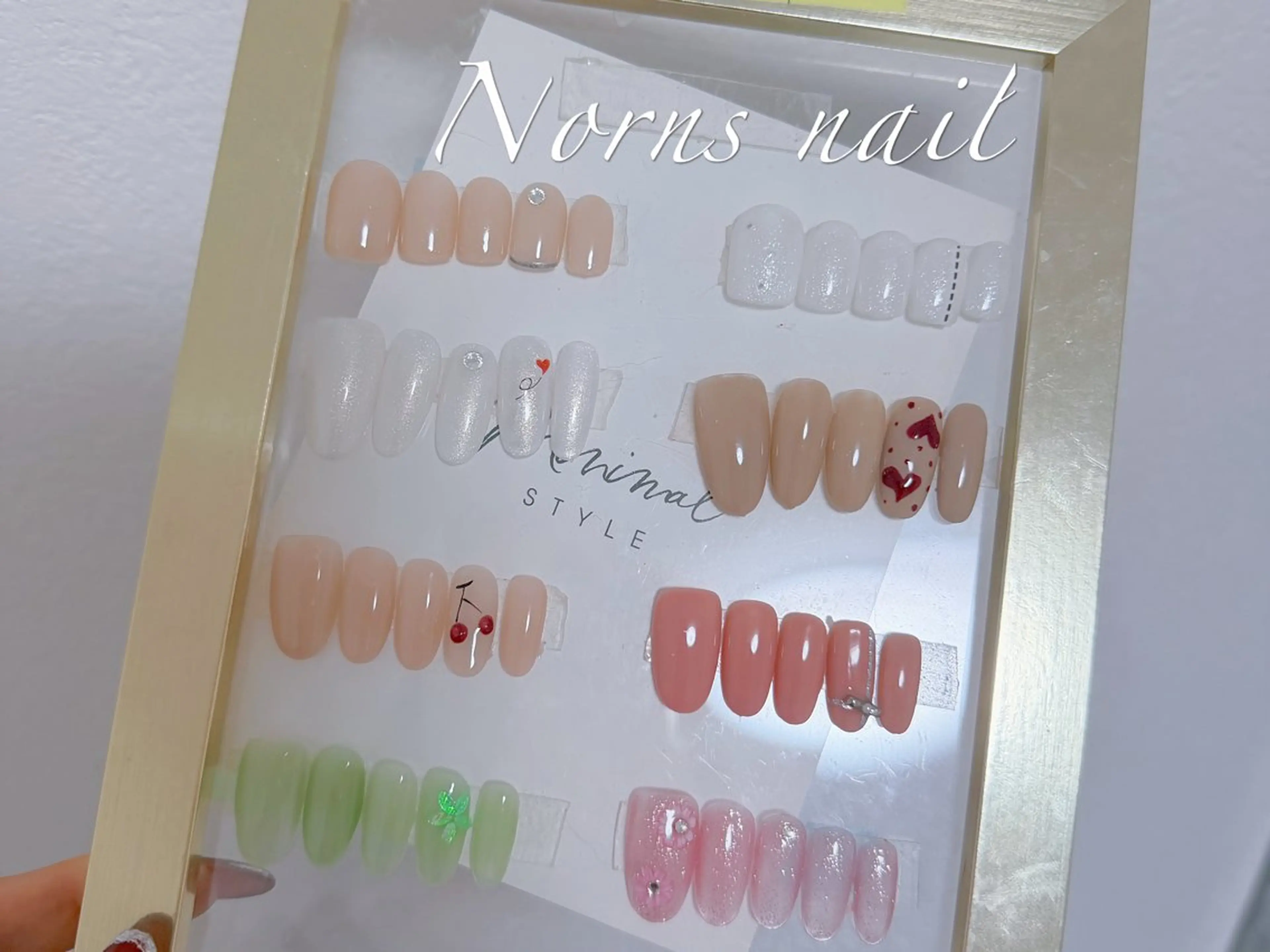 【定額】★シンプルオフィスネイル★ (本店付け替えオフ無料の写真