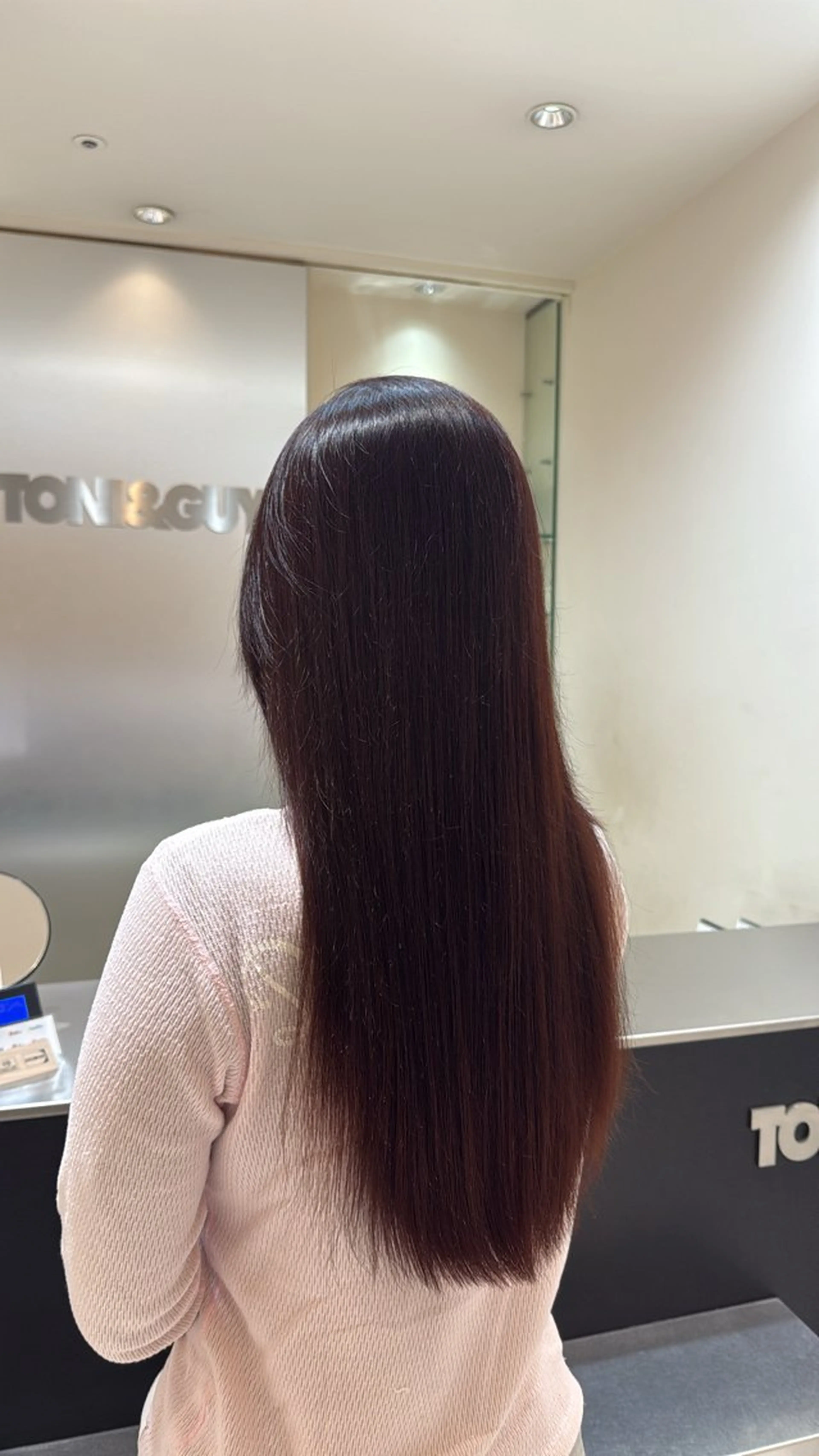 ロング カラー 濱崎 あかりのヘアスタイル
