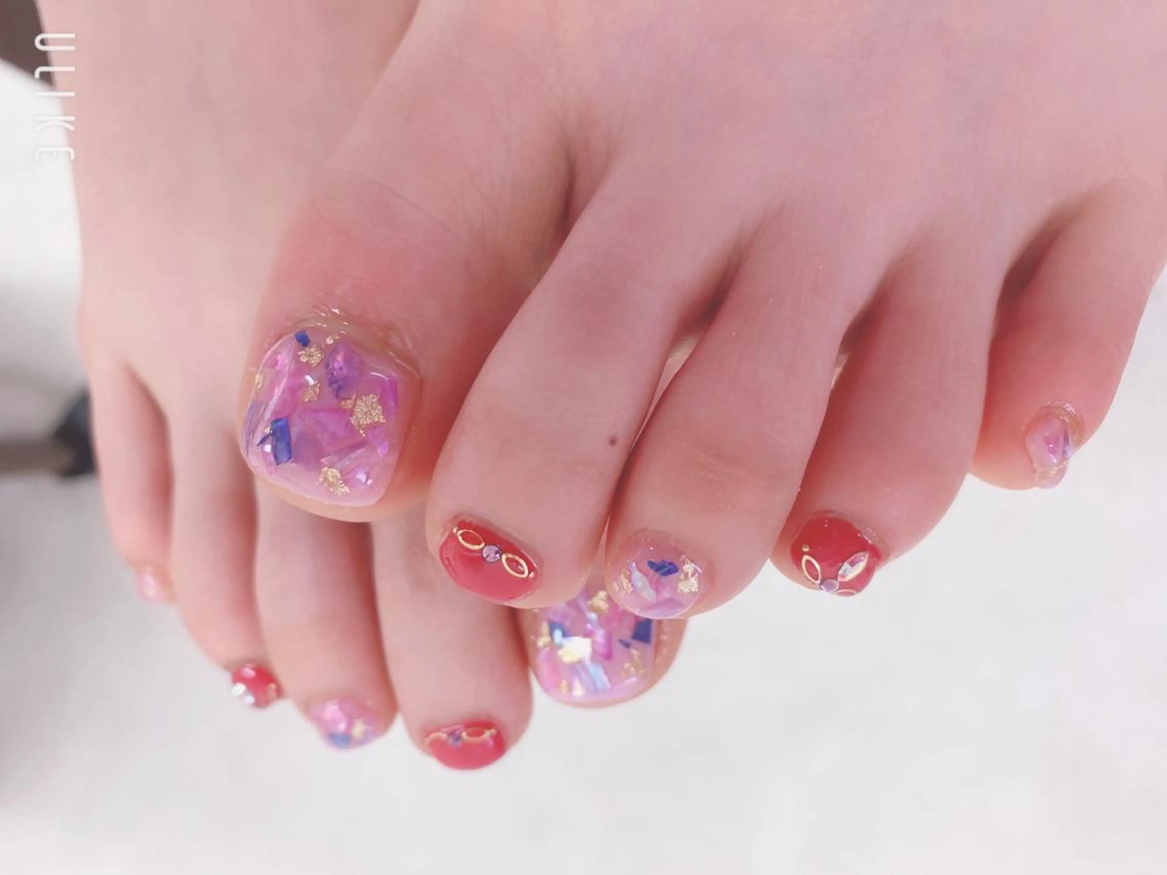 ショート フットネイル JNA認定講師🌸 RIEのネイルデザイン