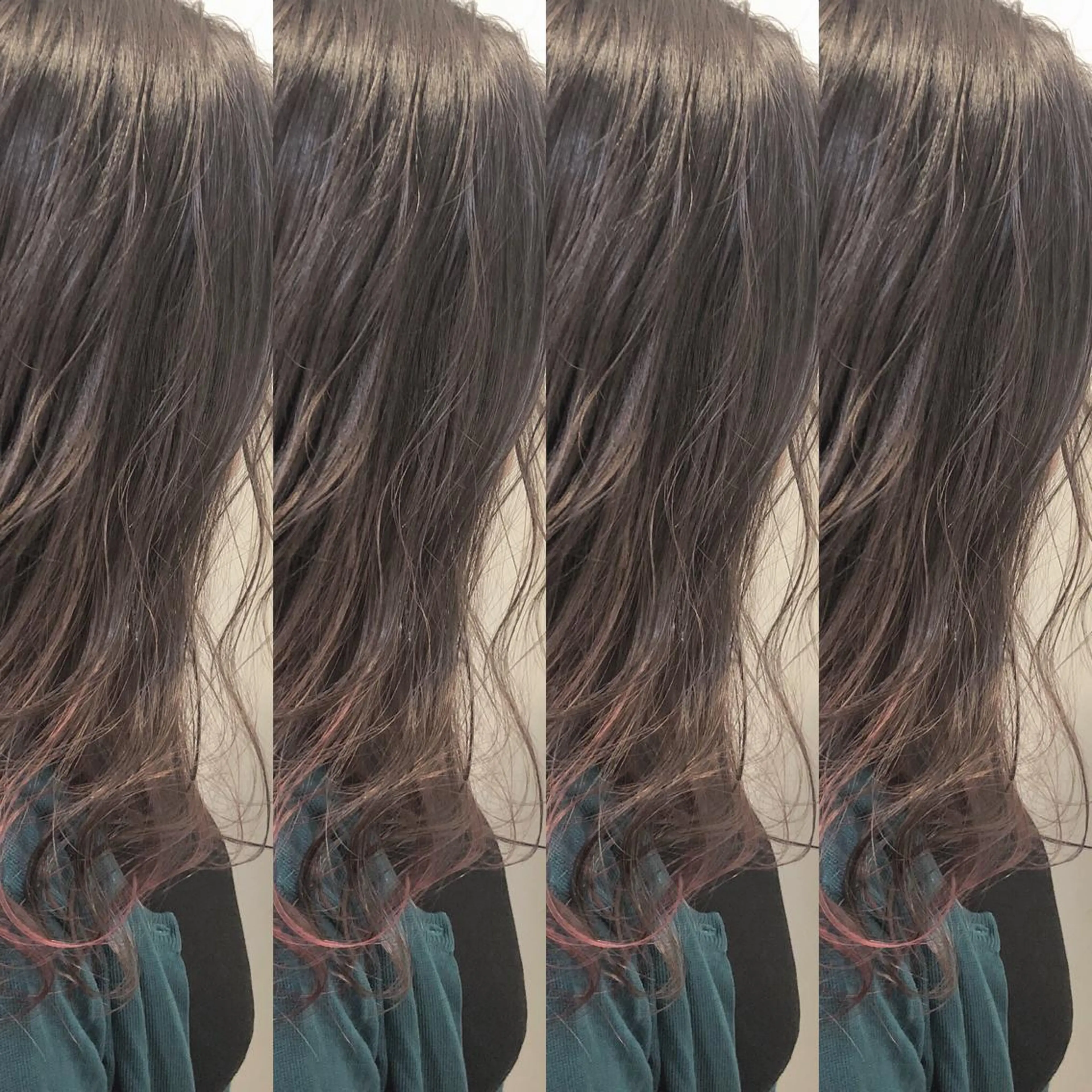 ロング カット ヘアカラー トリートメント ＨＩ ROのヘアスタイル