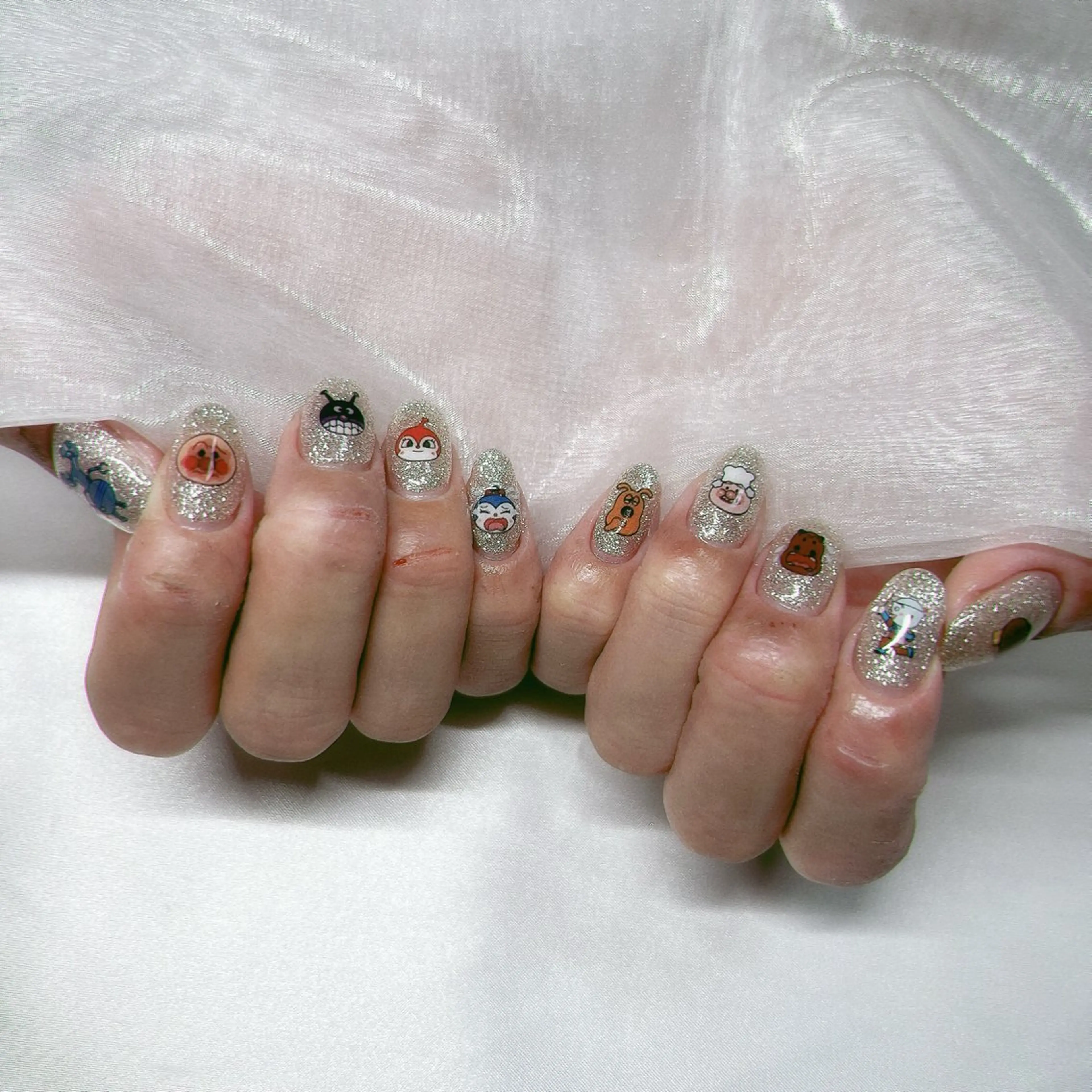 ネイル ジェルネイル 韓国ネイル ラメ(グリッター) マグネットネイル ミラーネイル ハンドネイル -nail salon-Reward所属・nail salon Rewardのネイルデザイン