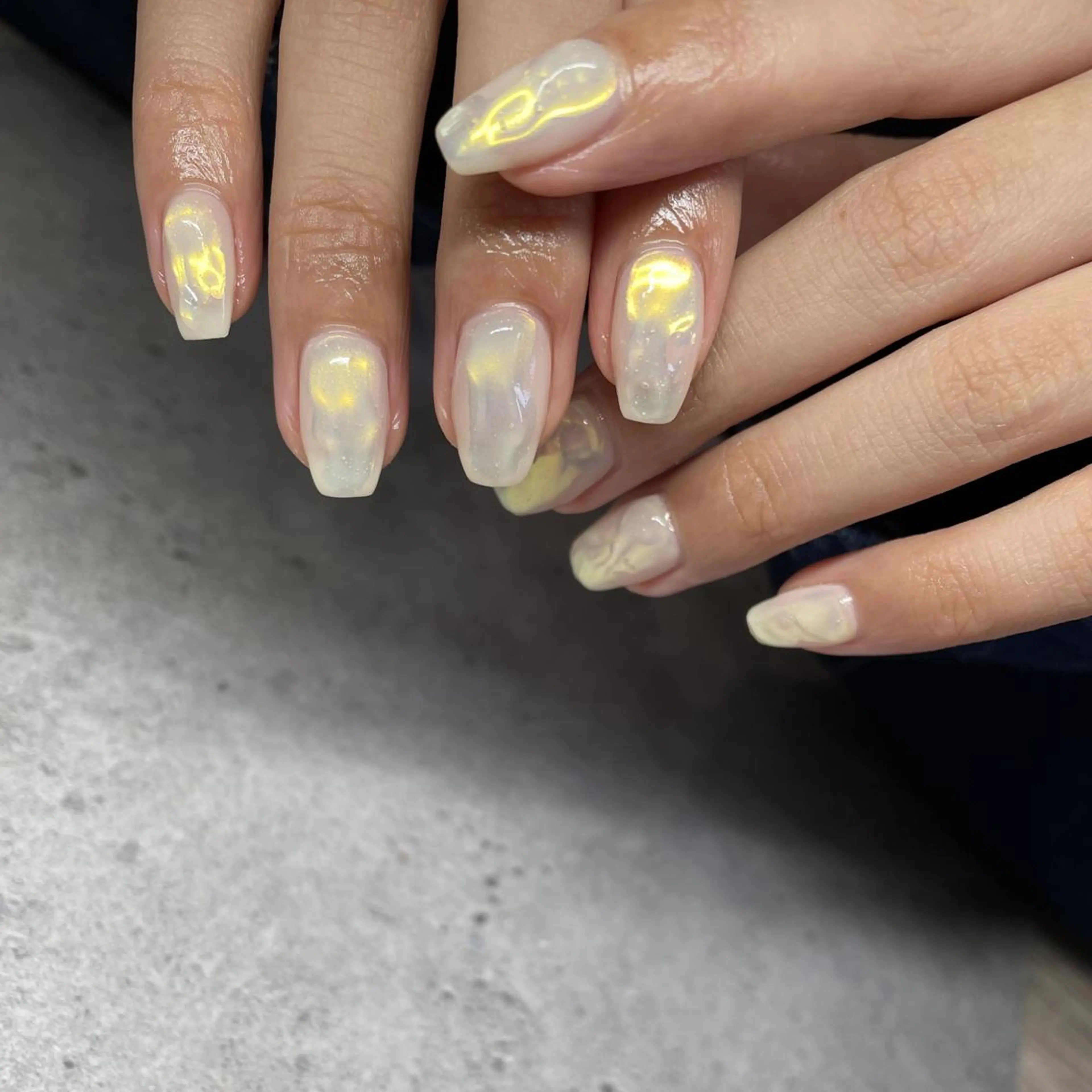 ネイル ハンドネイル フットネイル p.o.n. nuance/個性的のネイルデザイン