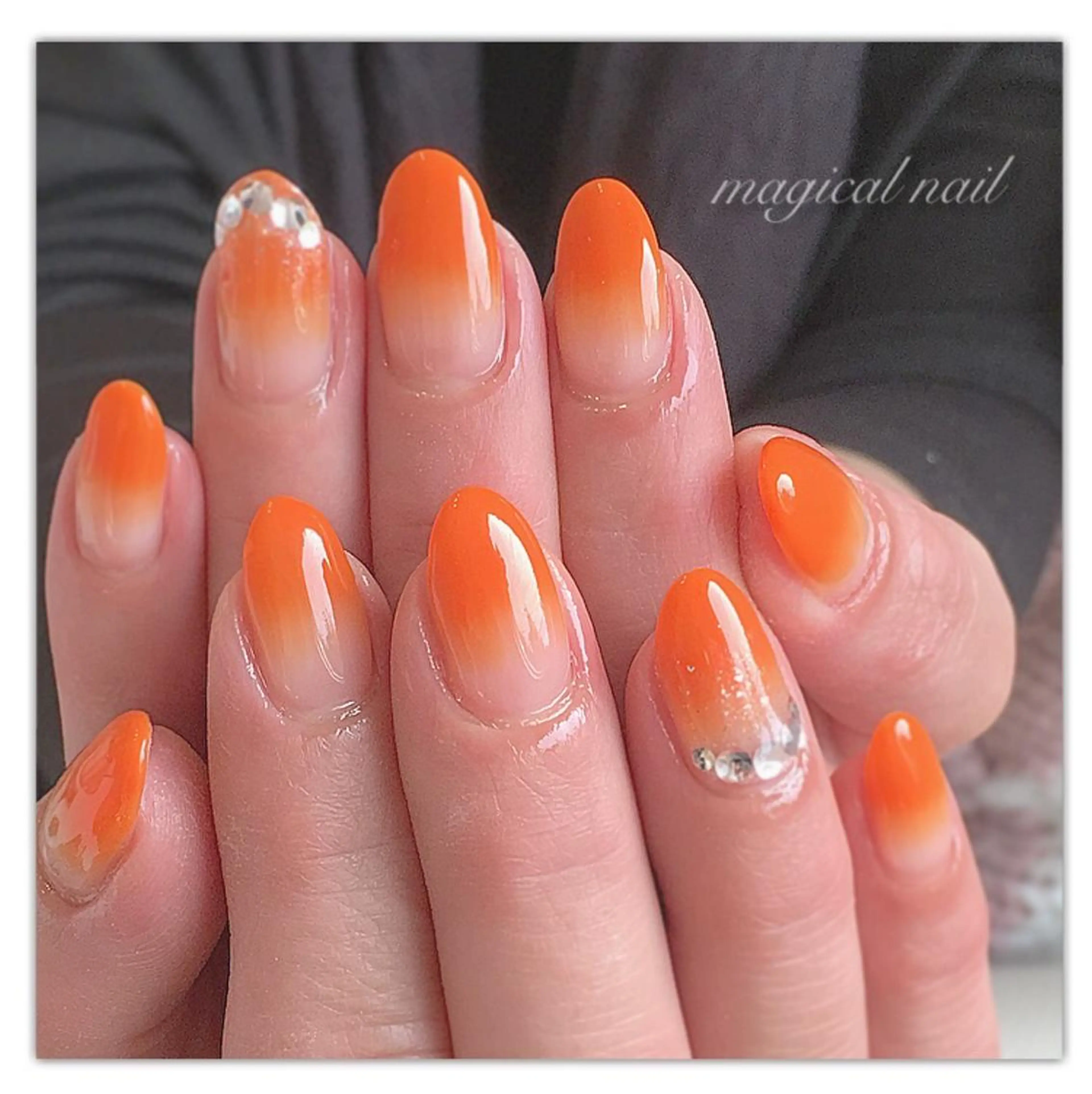 ネイル アートネイル グラデーション ハンドネイル magical nailのネイルデザイン