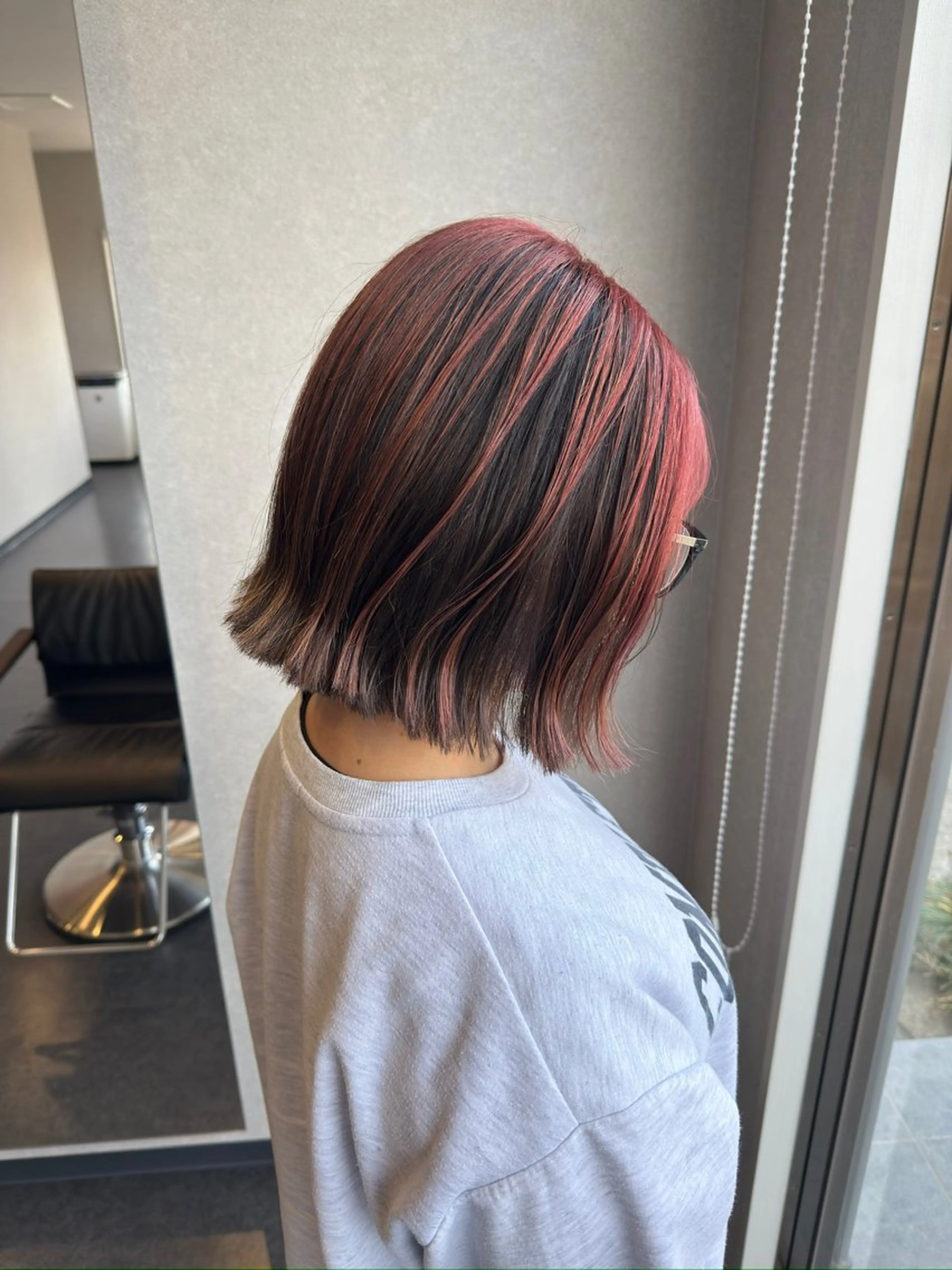 ミディアム 髪質改善⚡️カラー 🍀武久 誠🍀のヘアスタイル