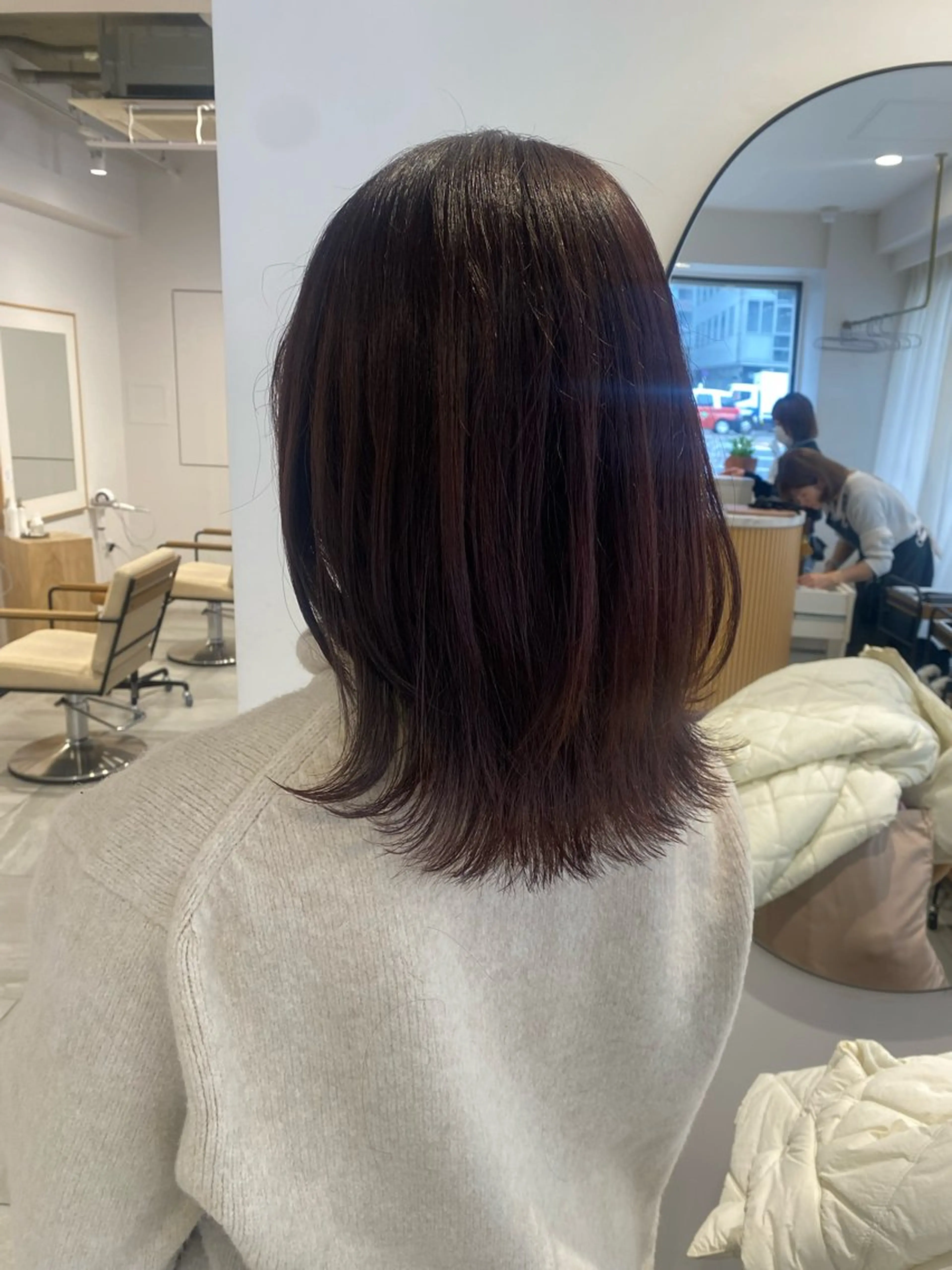 セミロング knock所属・knock　國友 華乃のヘアスタイル