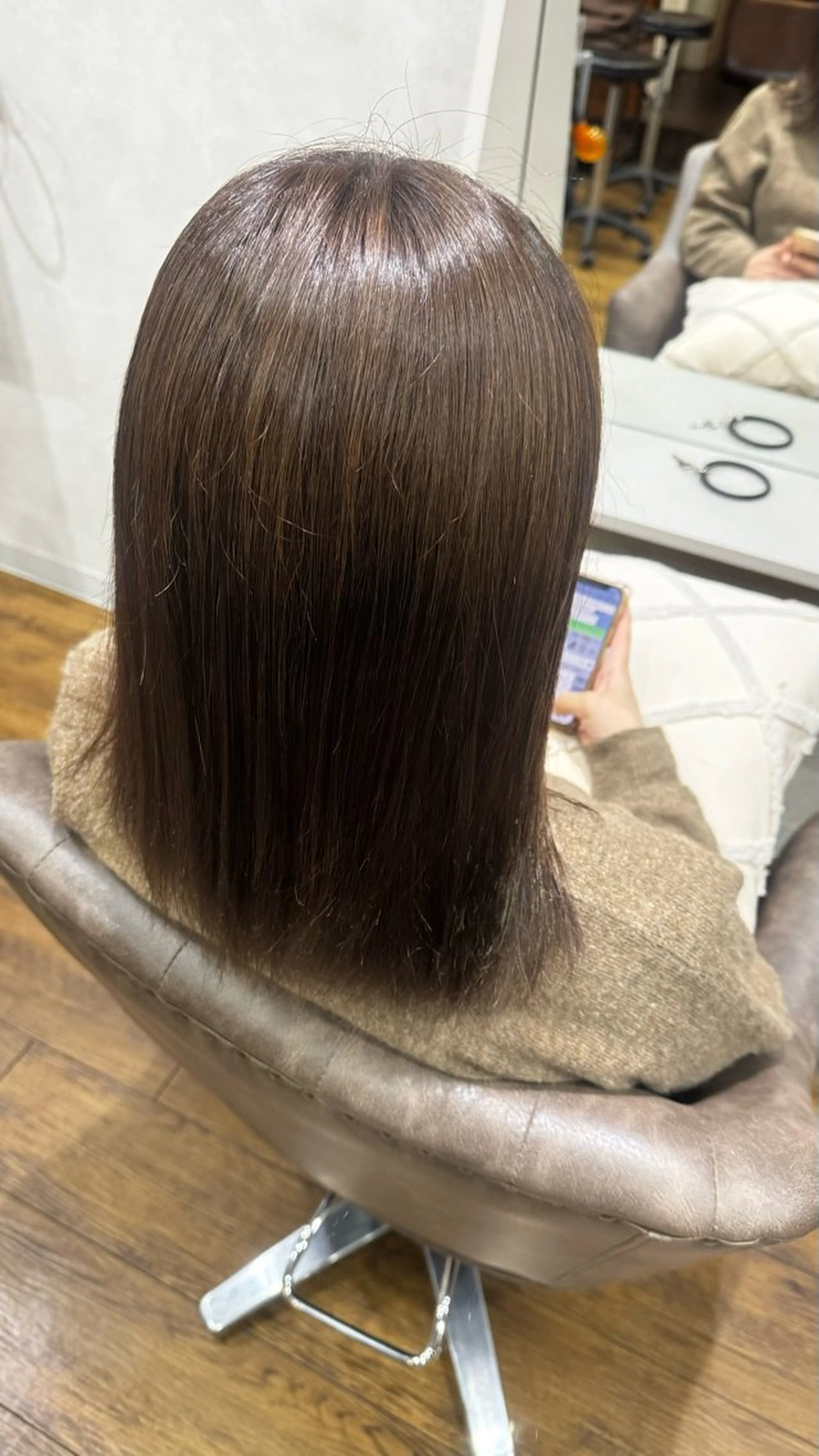 カラー 常長 ゆらのヘアスタイル