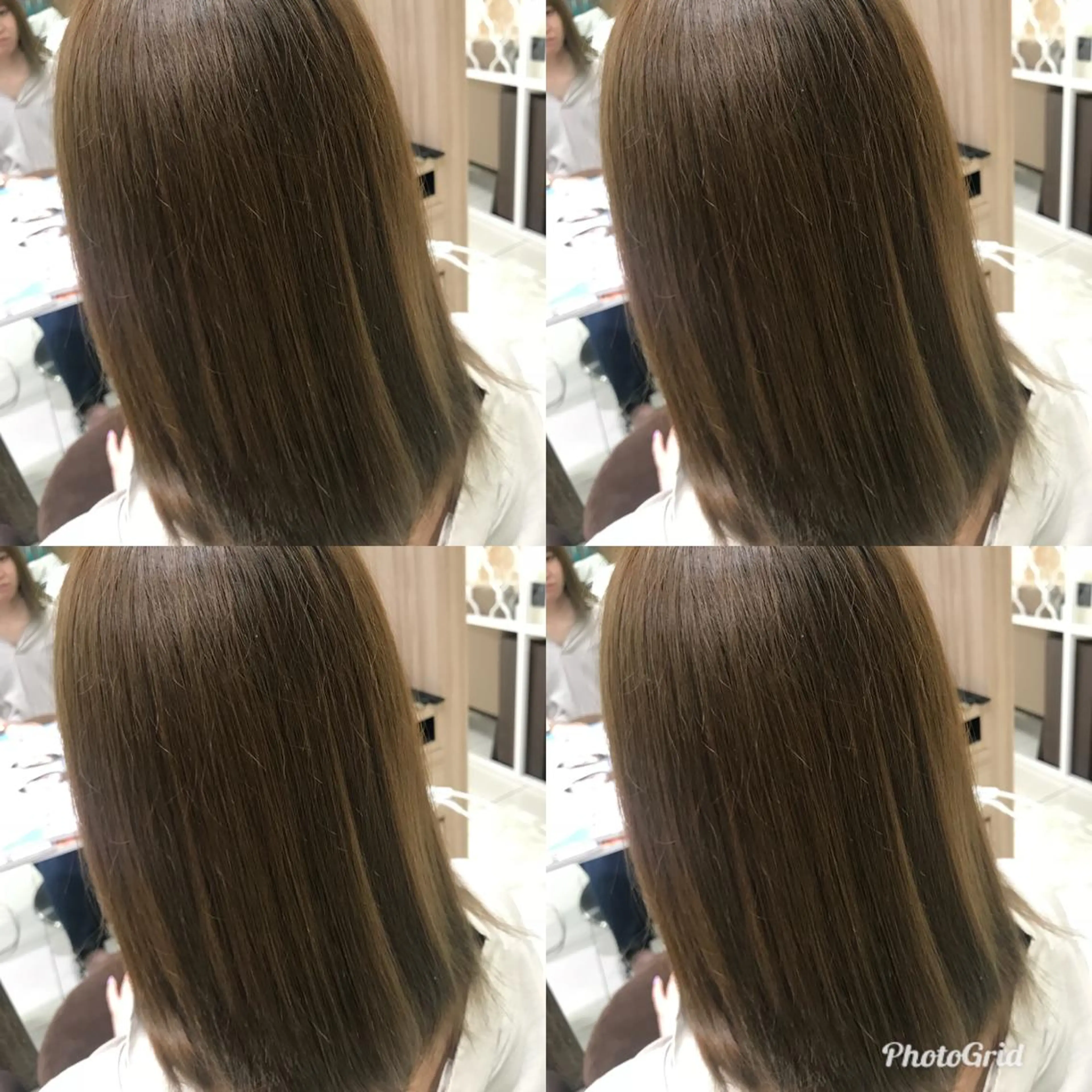 ミディアム パーマ 💎 透明感カラー ✨Erina 💎のヘアスタイル