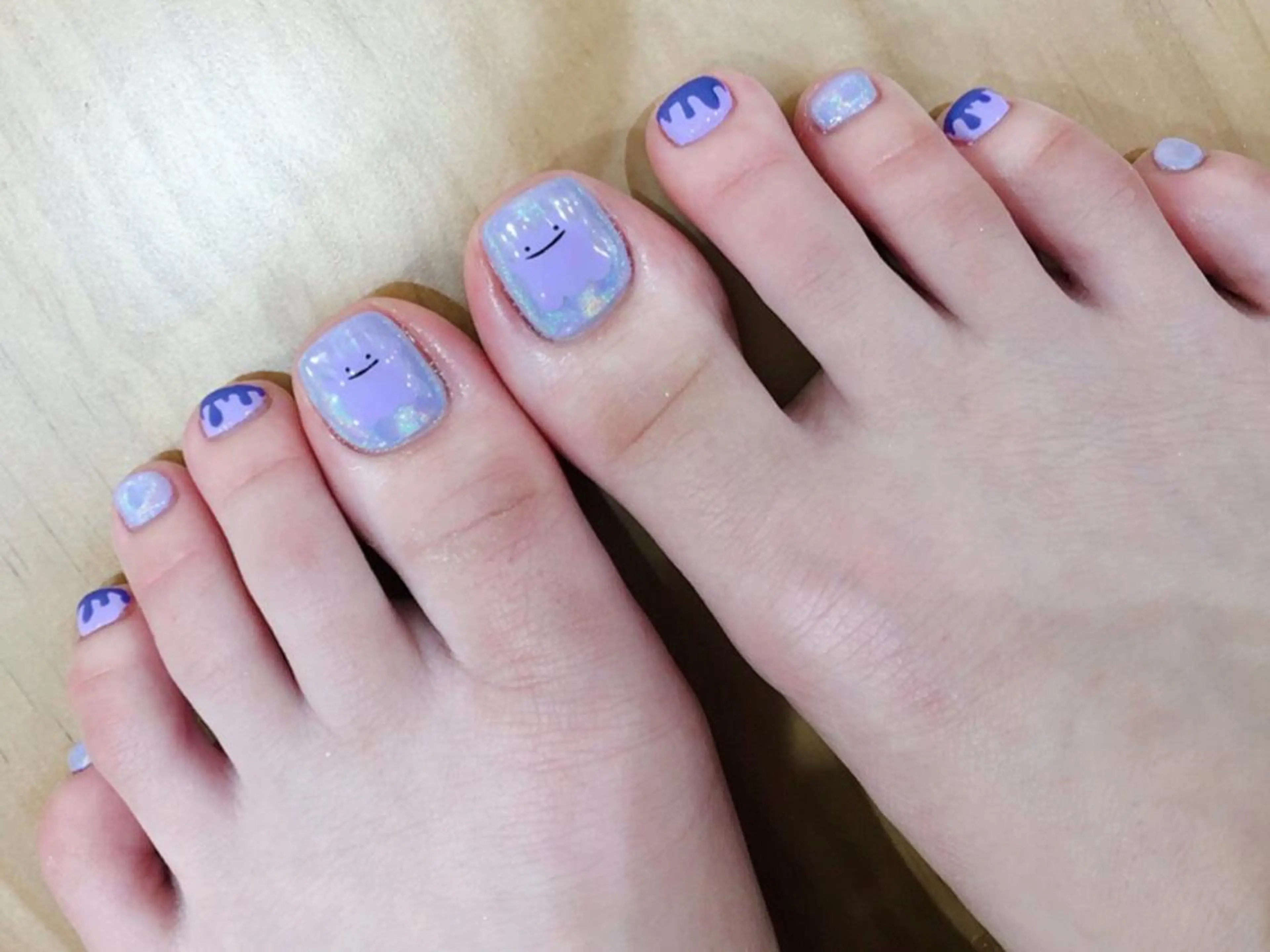 ネイル アートネイル フットネイル パープル フットネイル 中川 愛理のその他イメージ