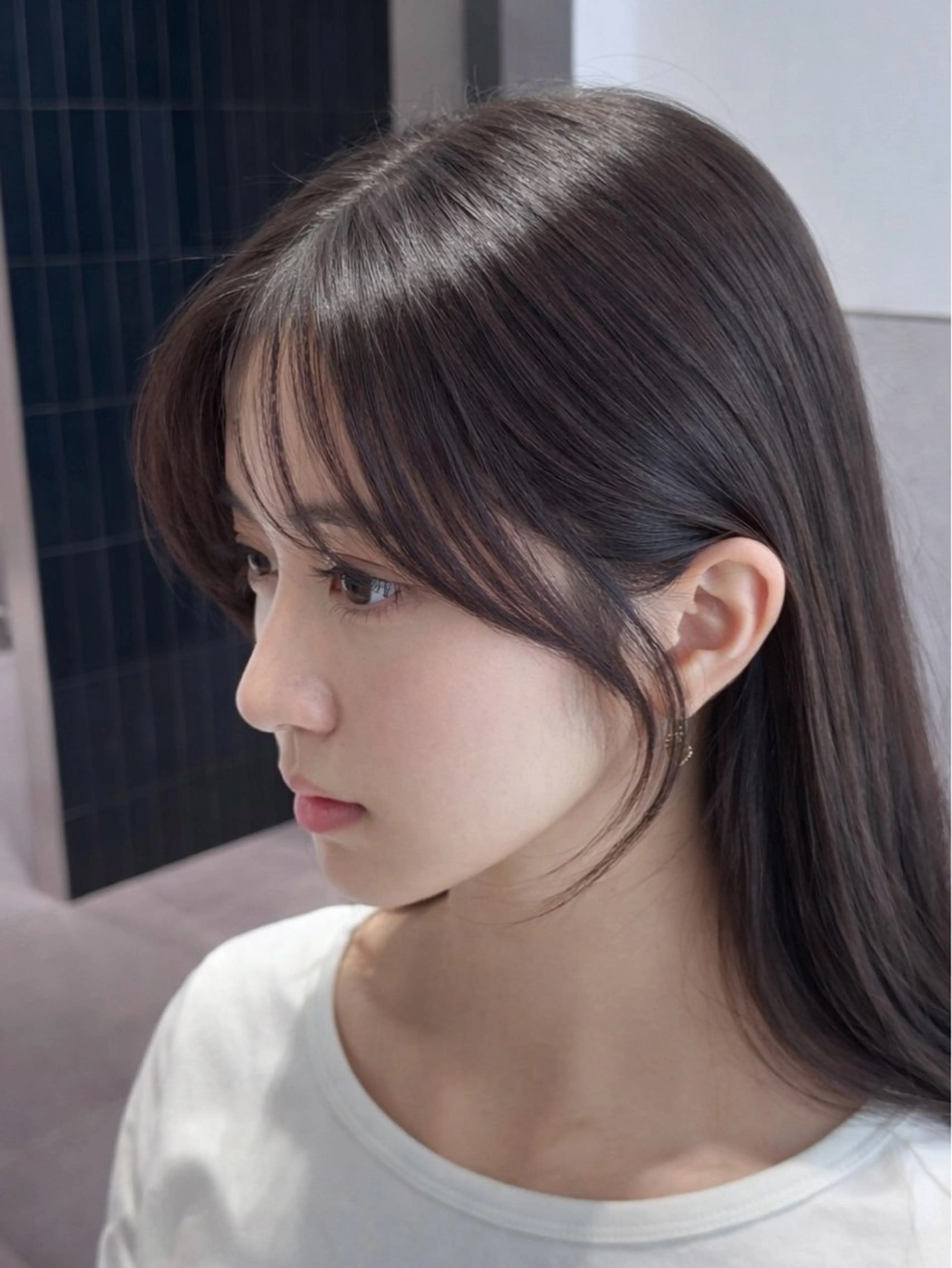 セミロング 映える顔まわり/前髪 特化 💗 ユキマのヘアスタイル