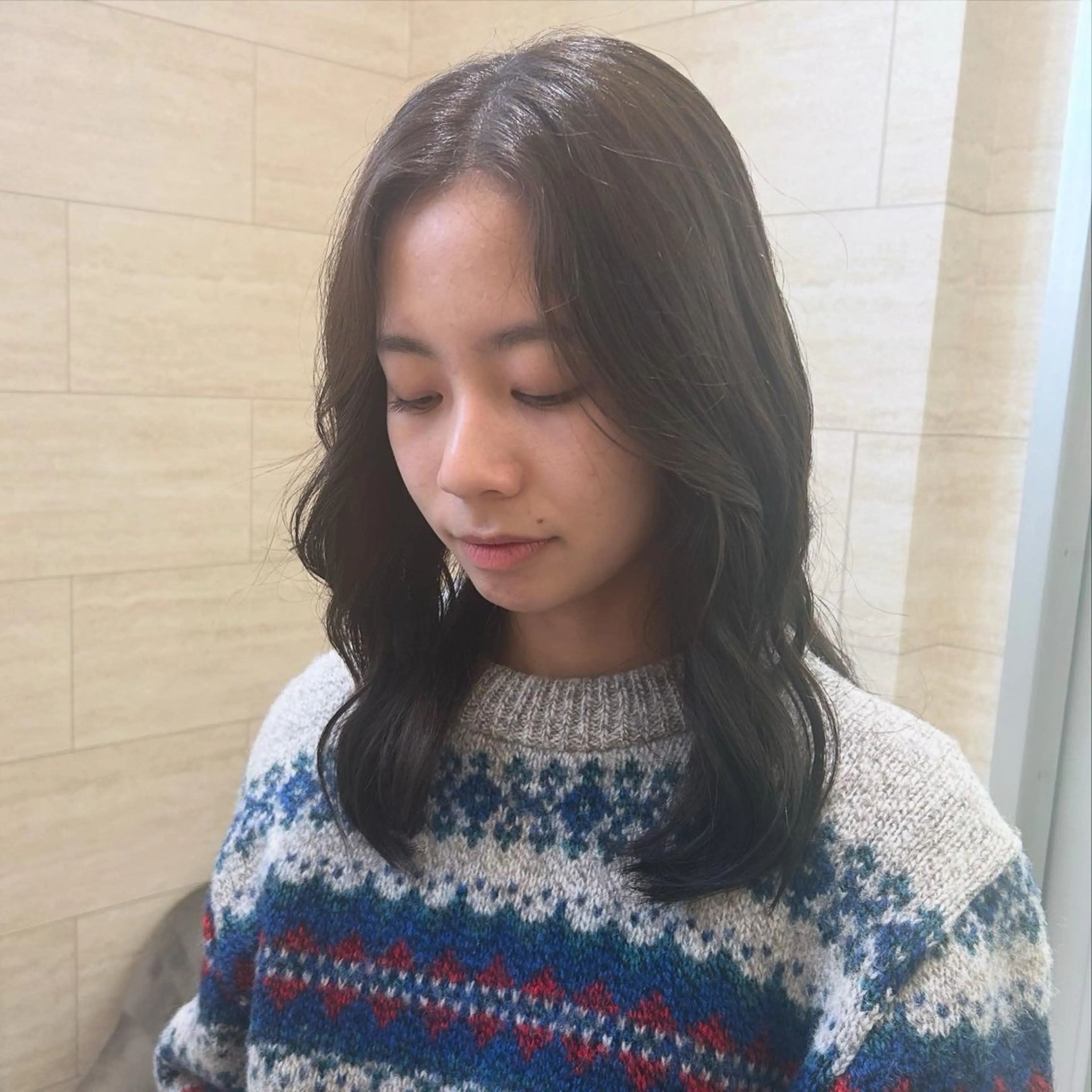 ミディアム Zina熊本 /花菜のヘアスタイル