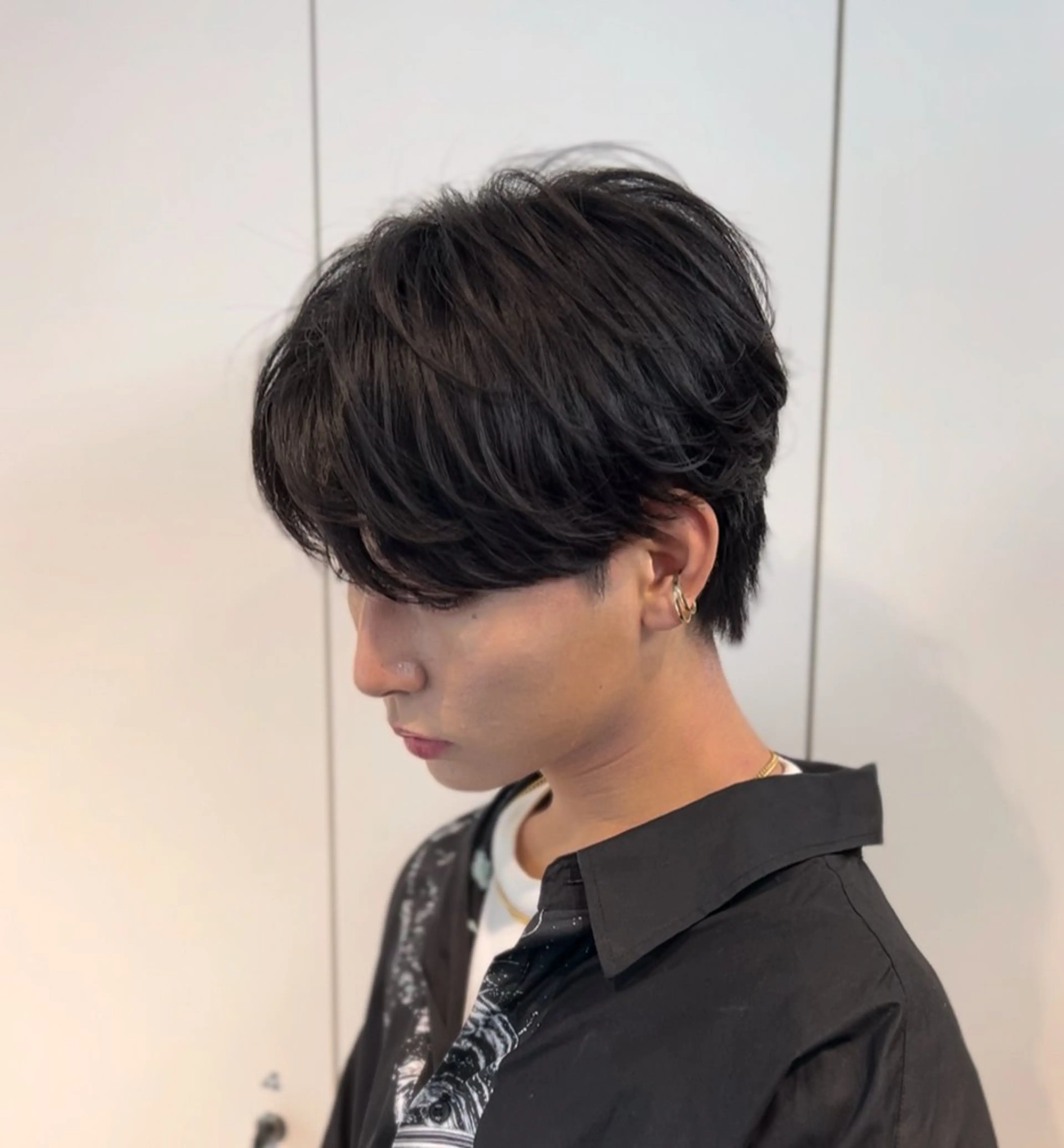 ショート メンズ メンズバレイヤージュ メンズブリーチ ダウンパーマ メンズ韓国風 メンズパーマ カット ヘアカラー トリートメント 【メンズ特化✨】 縮毛矯正/千原涼麻のヘアスタイル