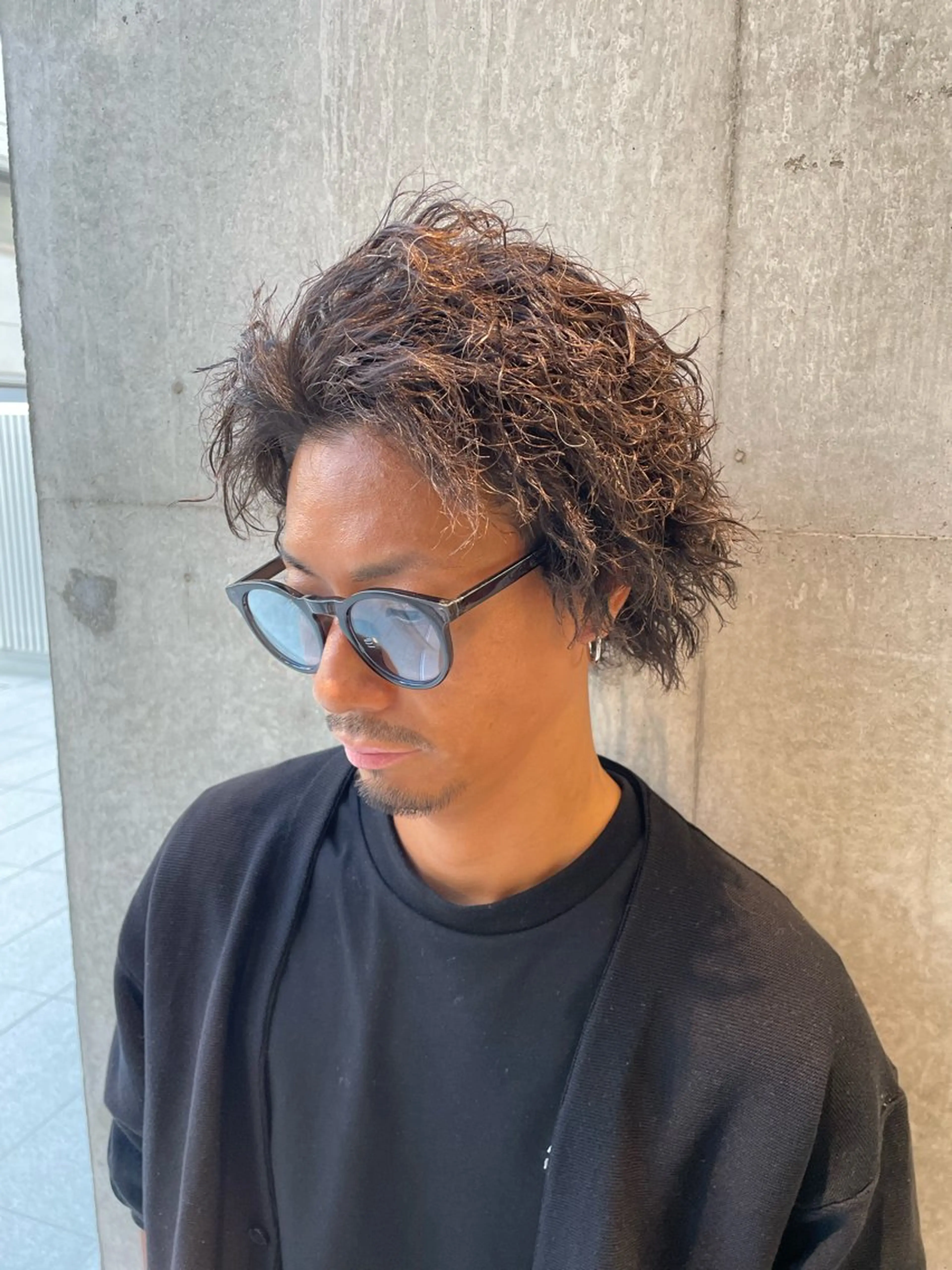 パーマ メンズ メンズパーマ 白濱 友樹のヘアスタイル