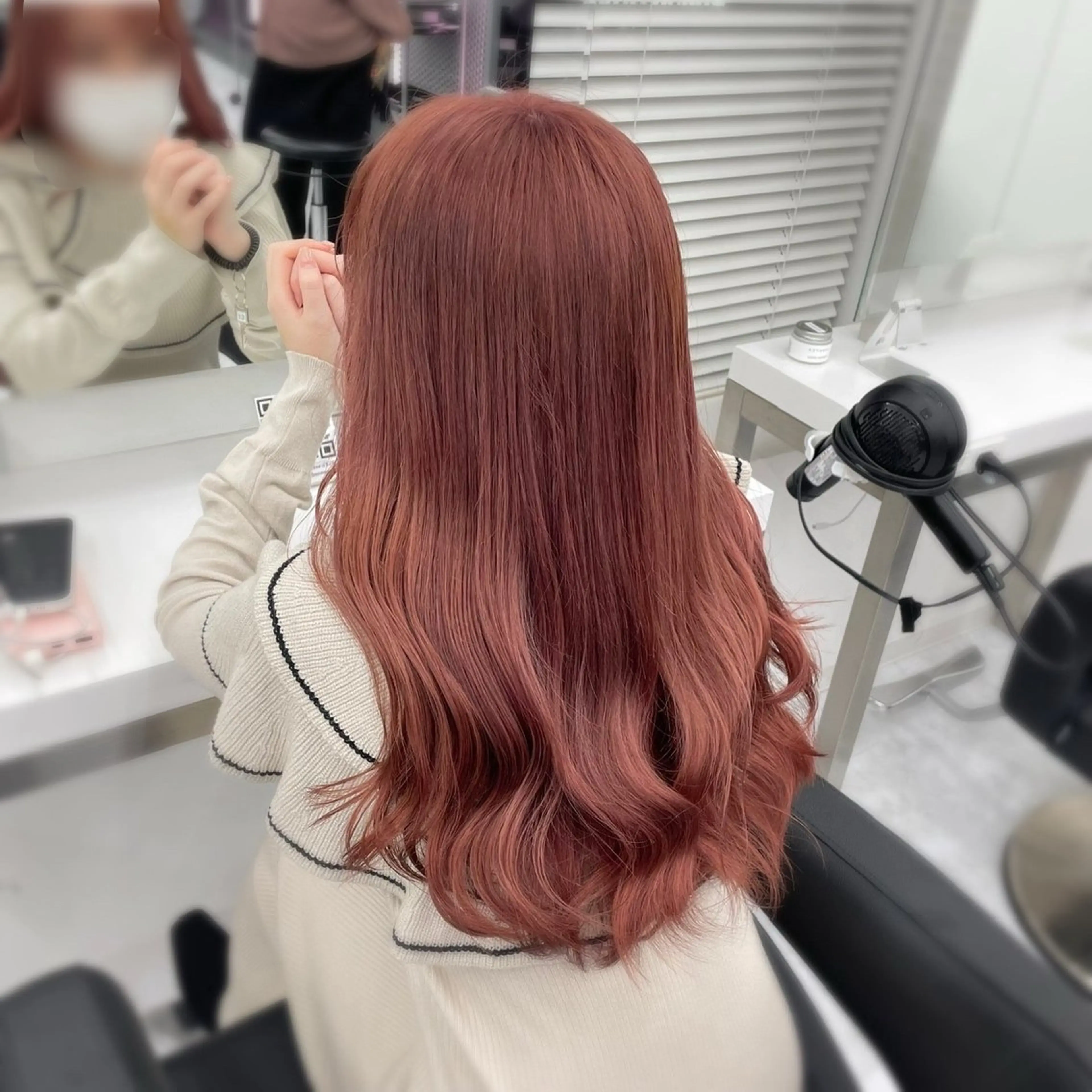 ロング カラー パーマ ヘアアレンジ メンズ キッズ ♥️韓国ヘア レイヤー♥️ゆりのヘアスタイル