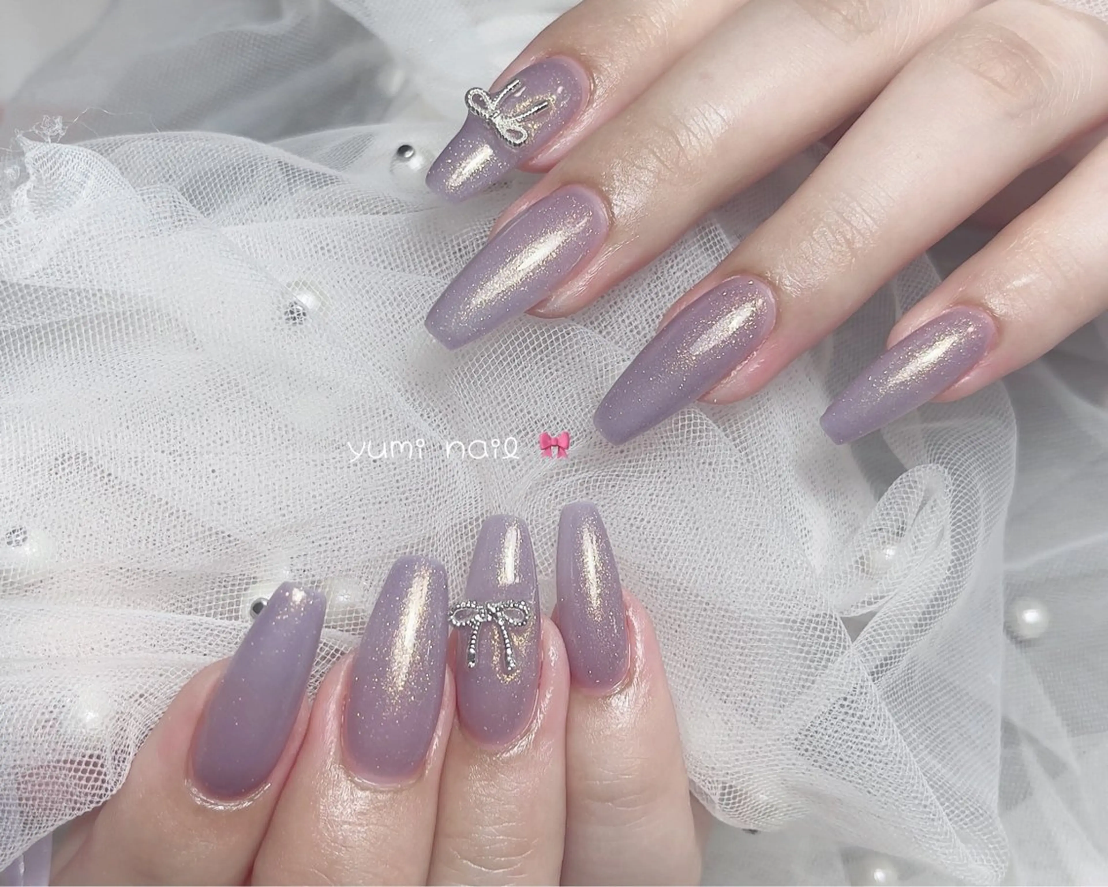 🎀チップ長さ出し🎀ワンカラーorラメグラデーション【600色以上】の写真