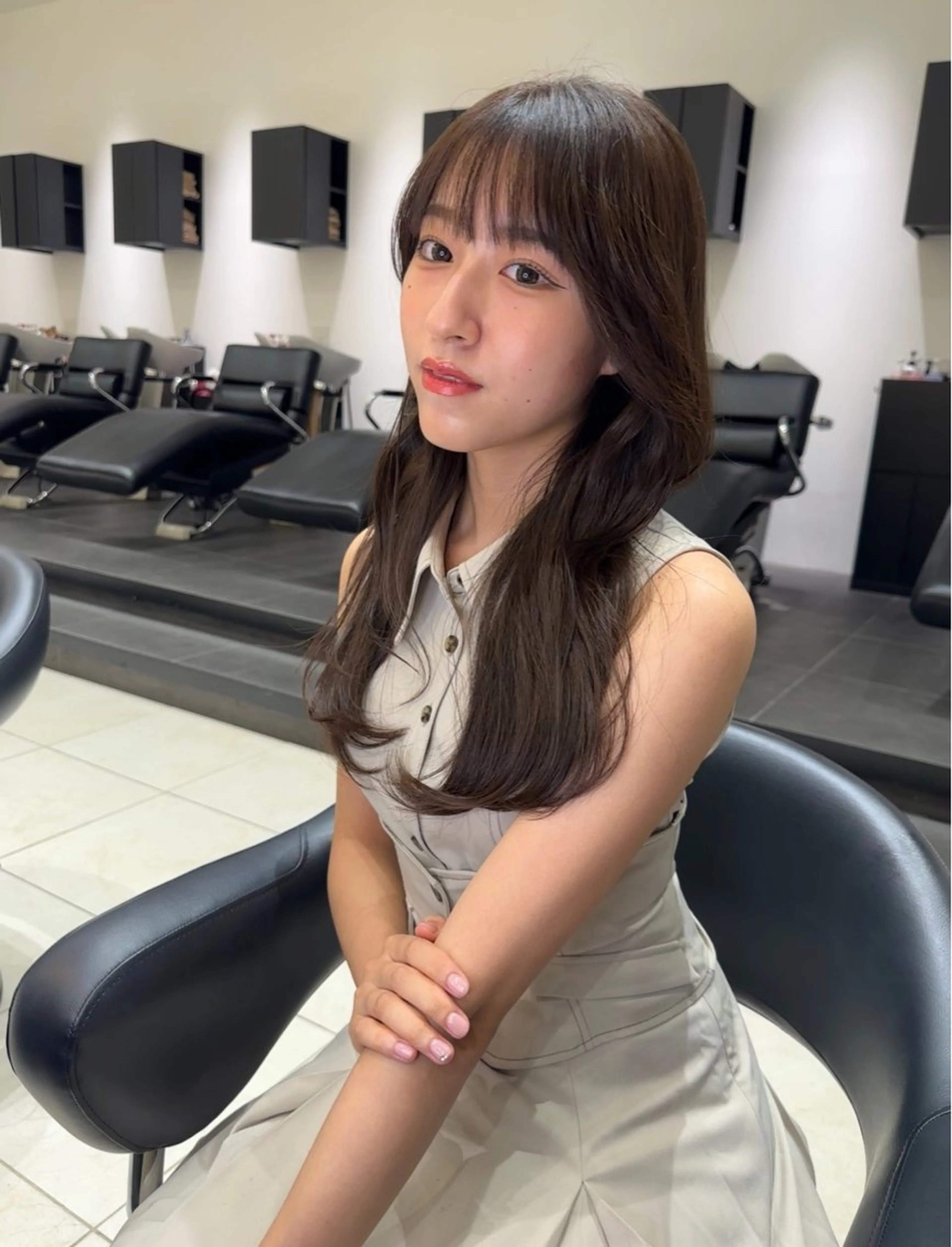 セミロング One by The Ect所属・尾田 一仁のヘアスタイル