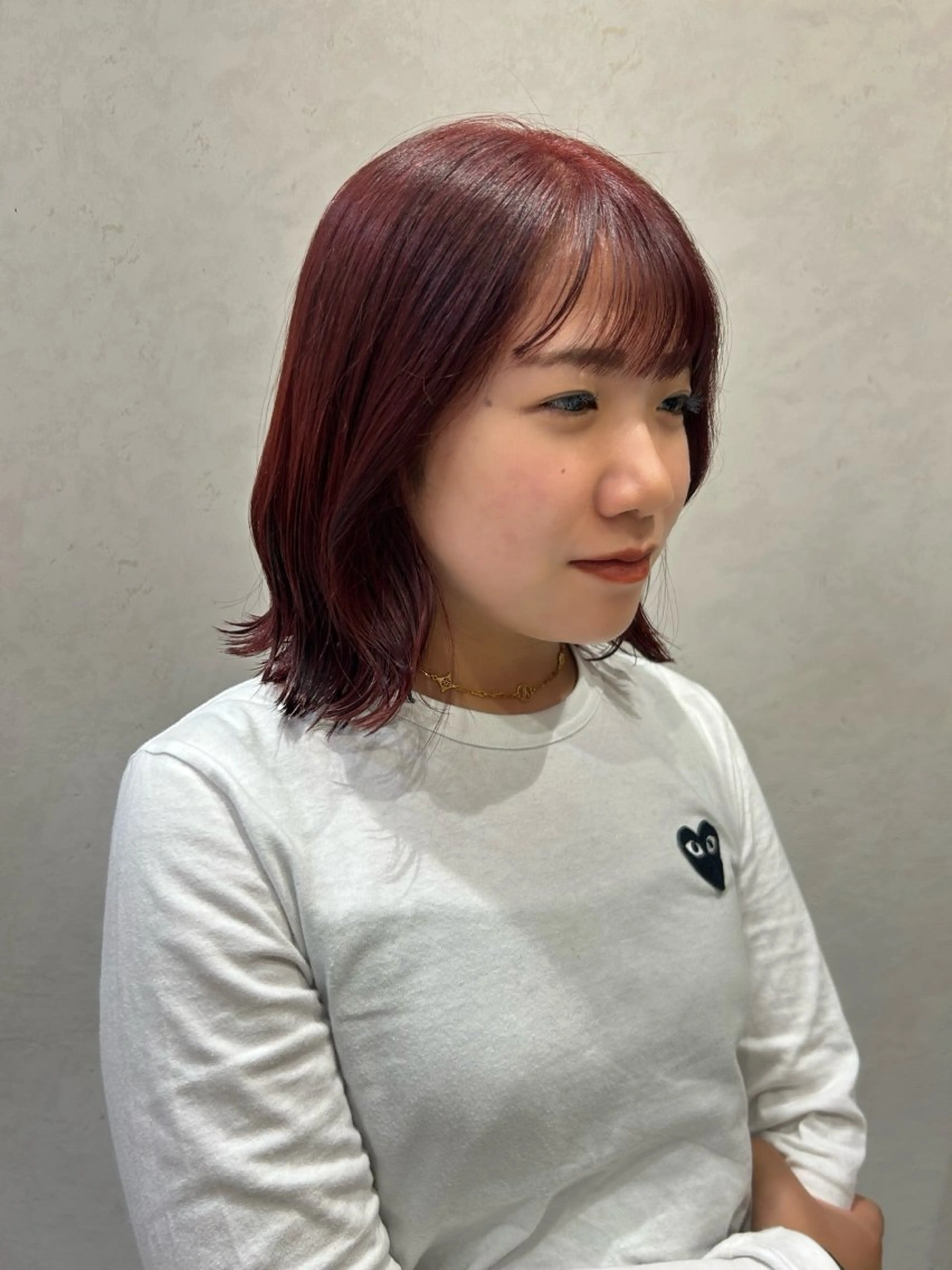 ミディアム カラー ヘアカラー インナーカラー ／レイヤー🦋ルイのヘアスタイル