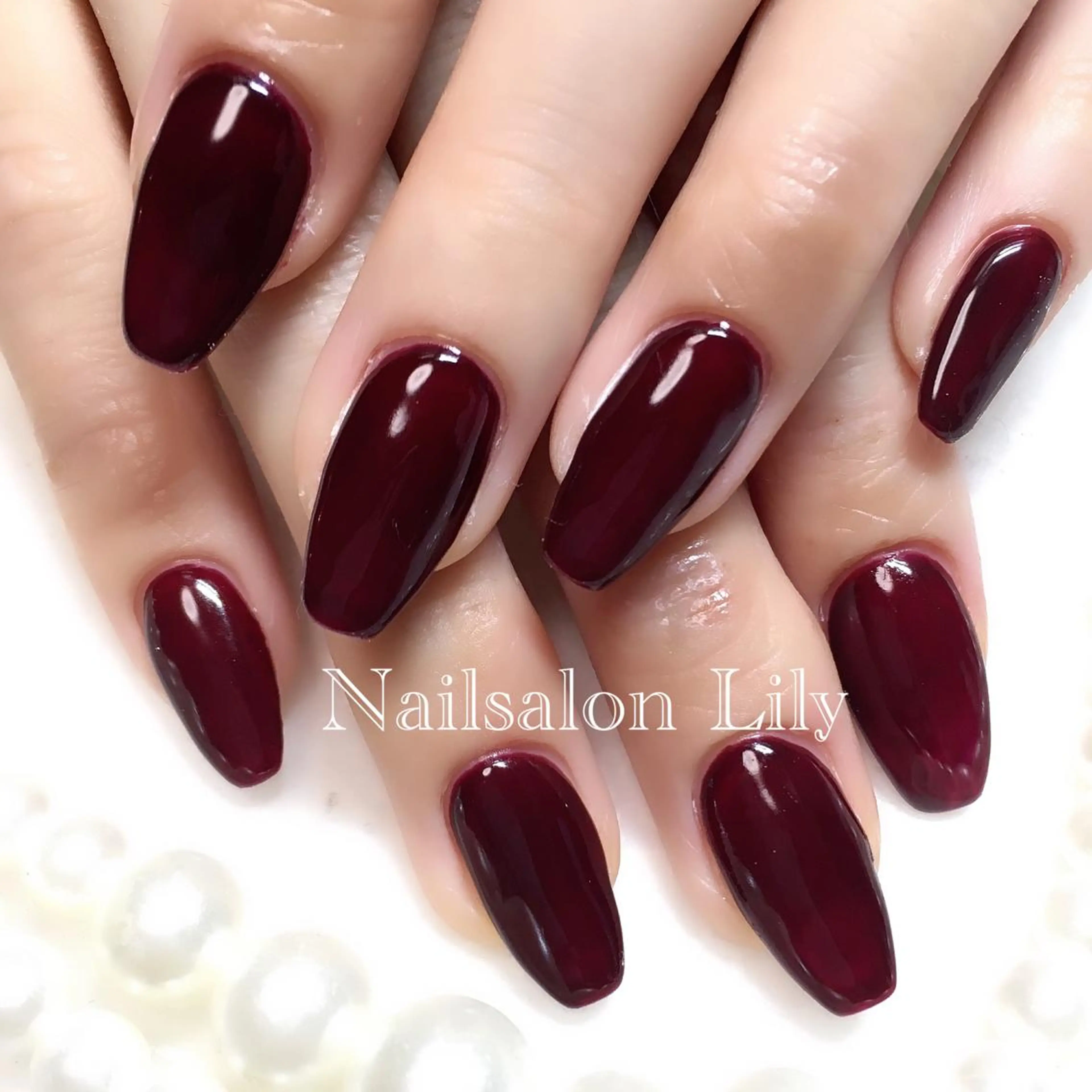 ネイル ワンカラーネイル Nailsalon Lilyのネイルデザイン