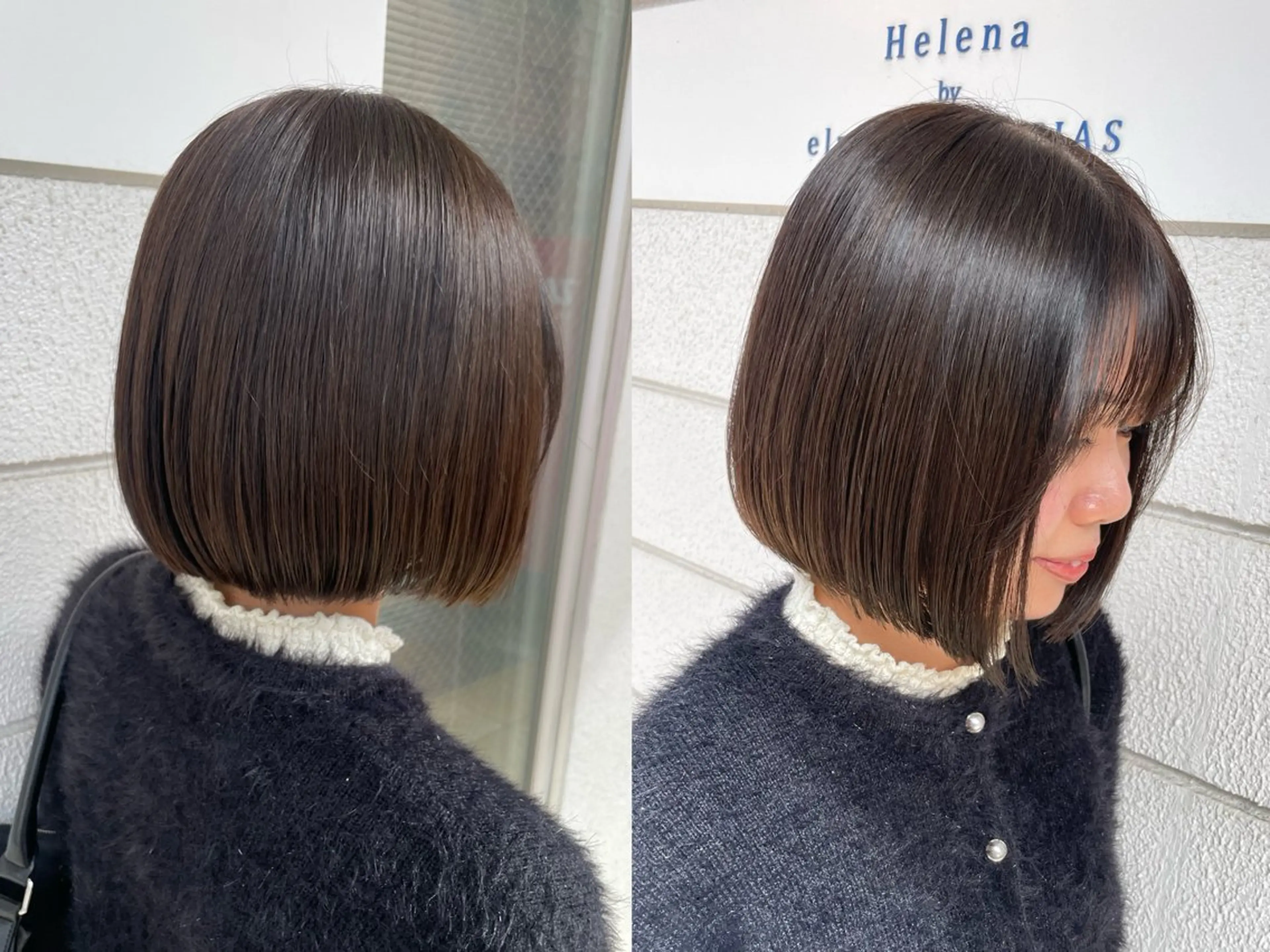 ショート カラー Helena_ まひろのヘアスタイル