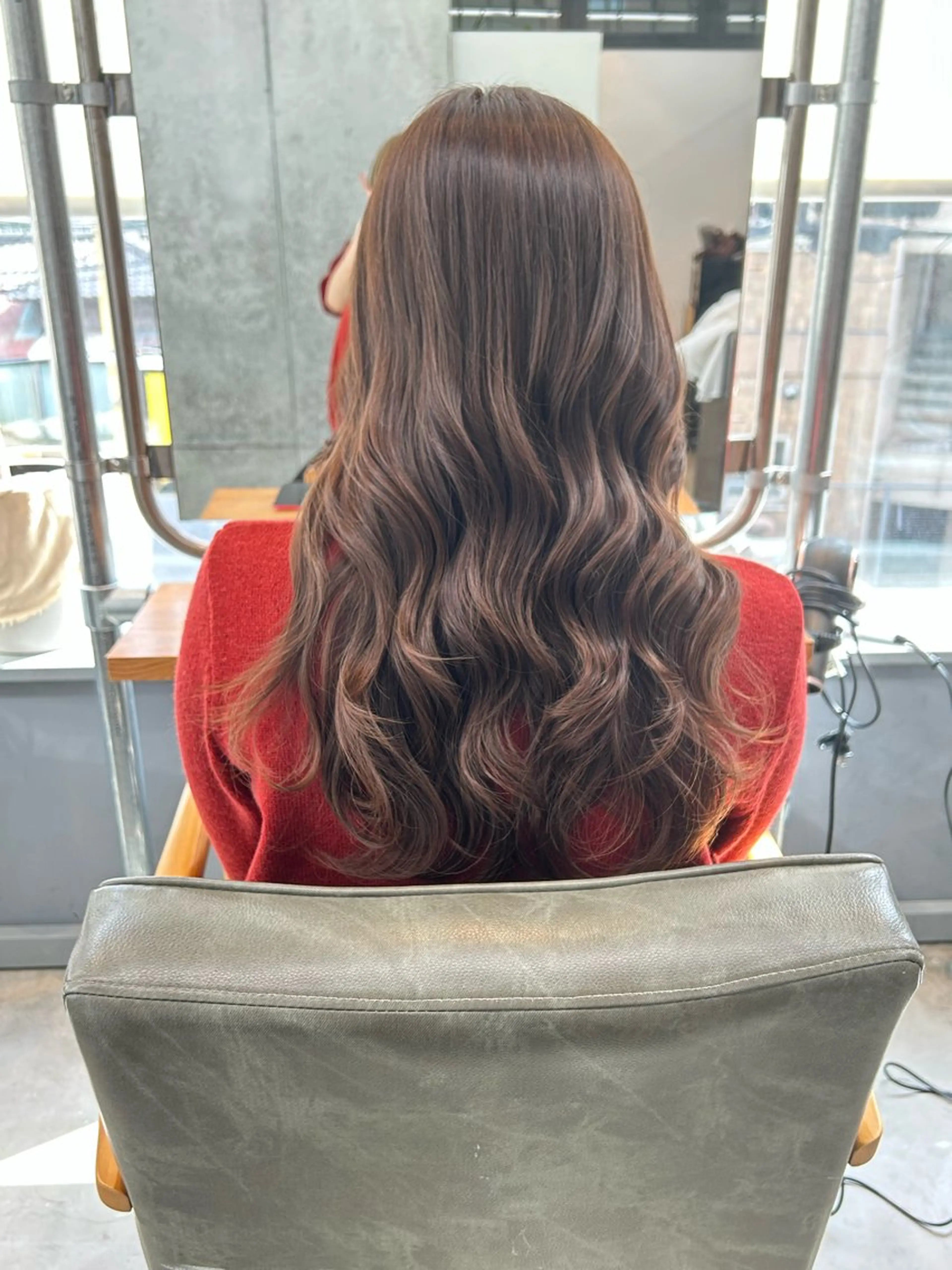 ロング カラー ベージュカラー ブラウンカラー カット ヘアカラー トリートメント 🎀たな 🧸のヘアスタイル