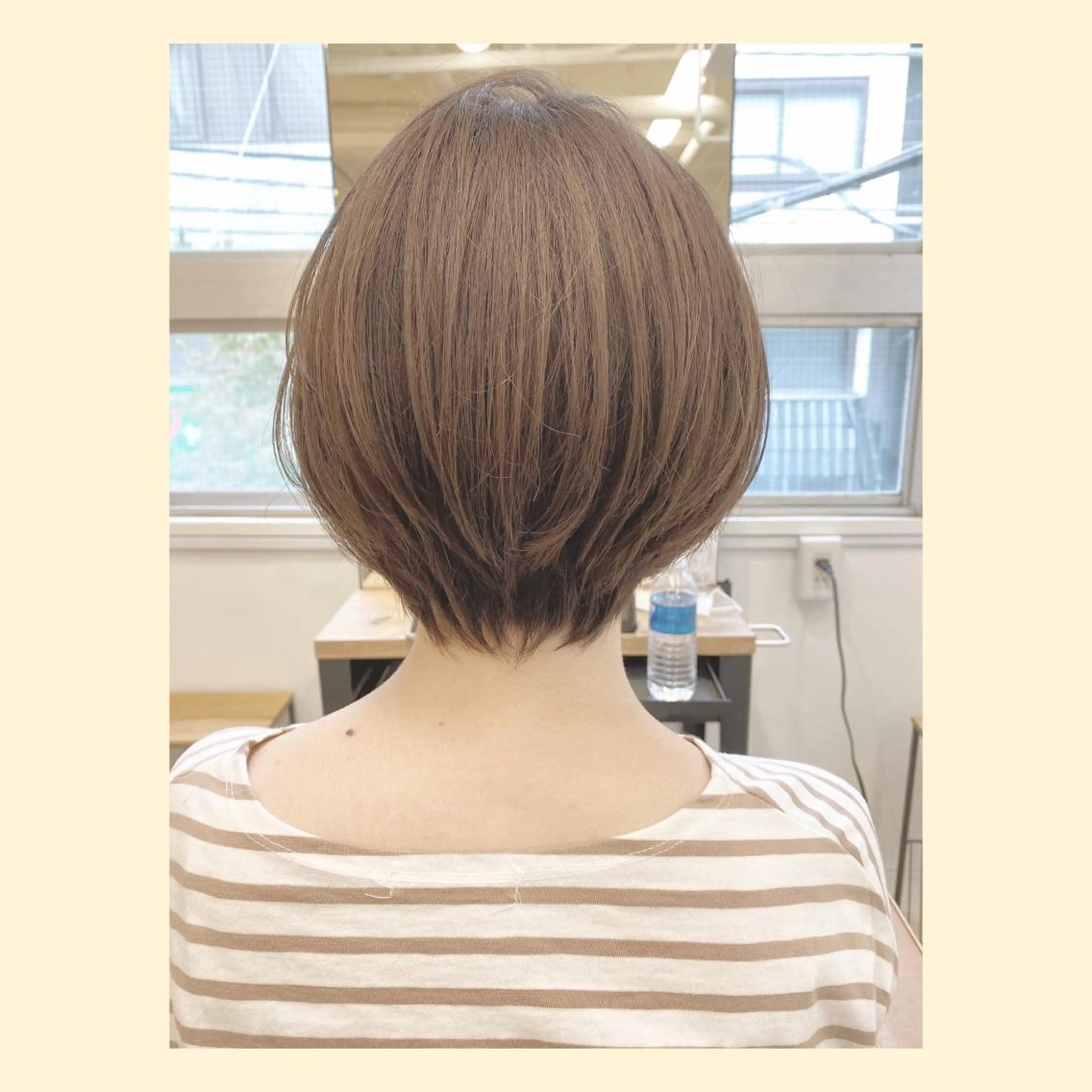 ショート カラー ショートボブ バレイヤージュ ブリーチ ケアブリーチ ダブルカラー カット ヘアカラー トリートメント 🌈ショート/レイヤ ーカット/中村崇宏のヘアスタイル
