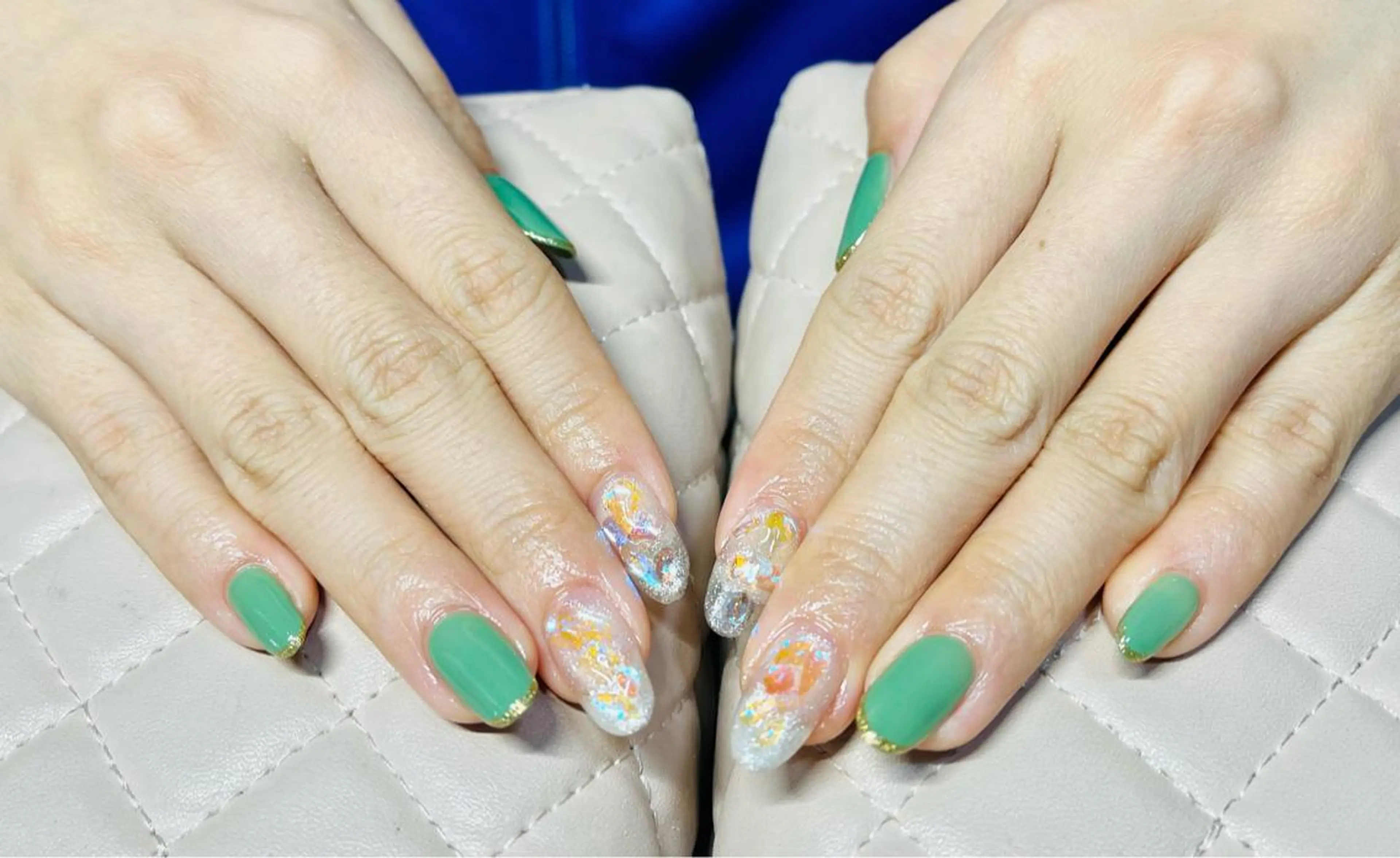 ネイル goldgleams ちなのネイルデザイン