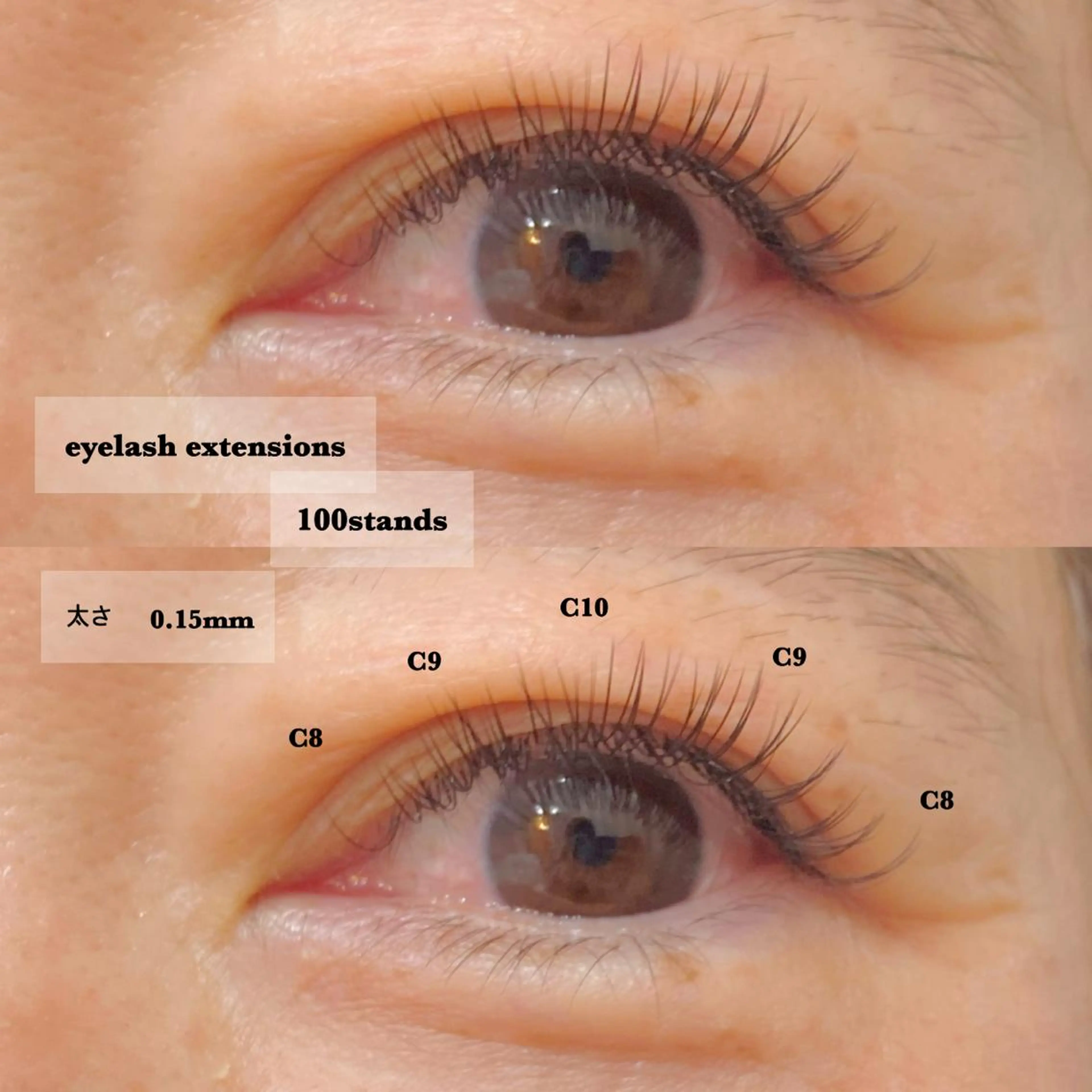 マツエク・マツパ mil❤︎ Kahoのマツエク・マツパデザイン