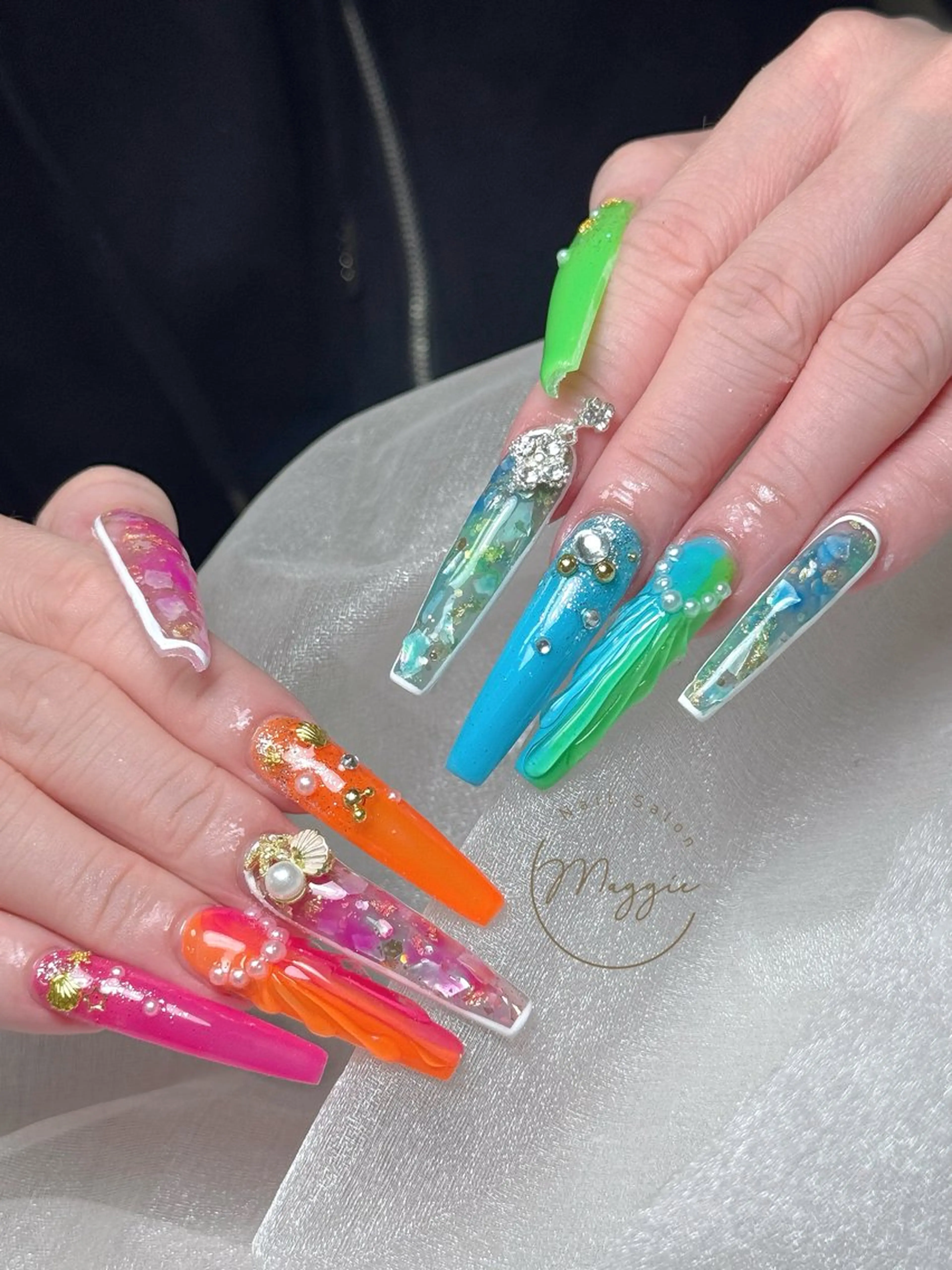 ネイル ハンドネイル Maggie Nail🦩のネイルデザイン