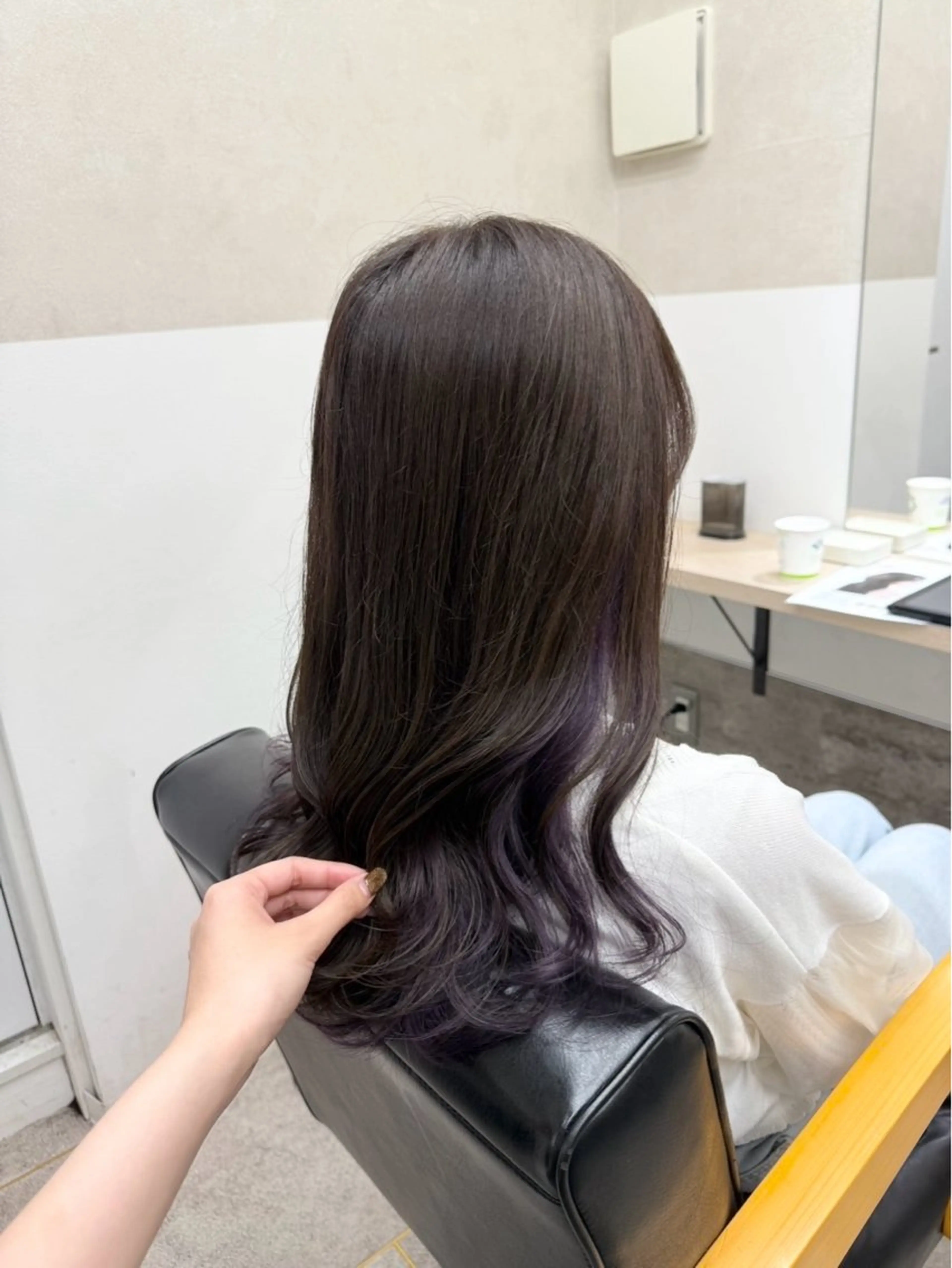 カラー ヘアカラー トリートメント GiseL 博多 ほのかのヘアスタイル