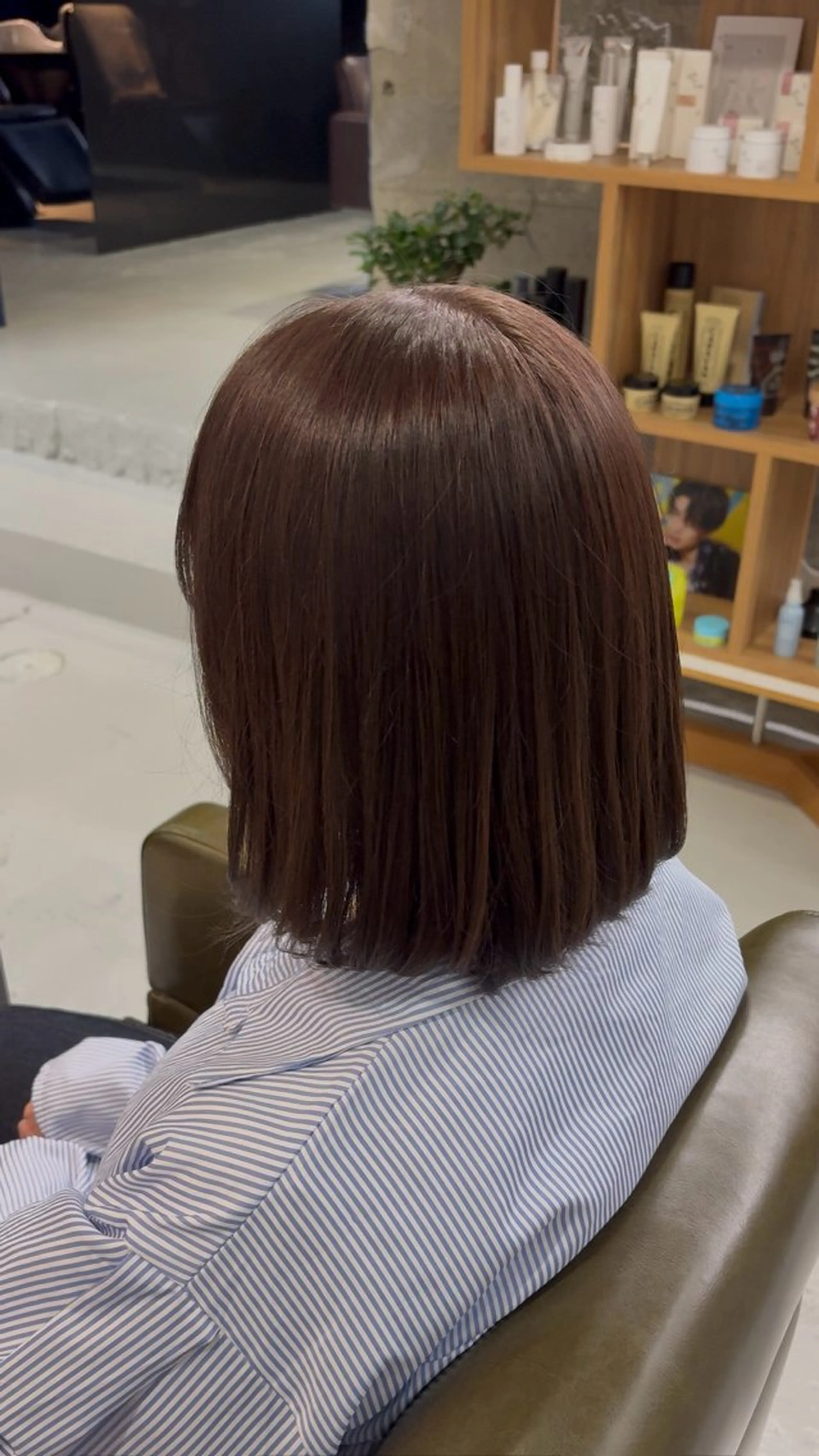 ミディアム カラー ブリーチ ブラウンカラー ブリーチなしカラー ヘアカラー KIMIYA/メンズ パーマ/透明感カラーのヘアスタイル