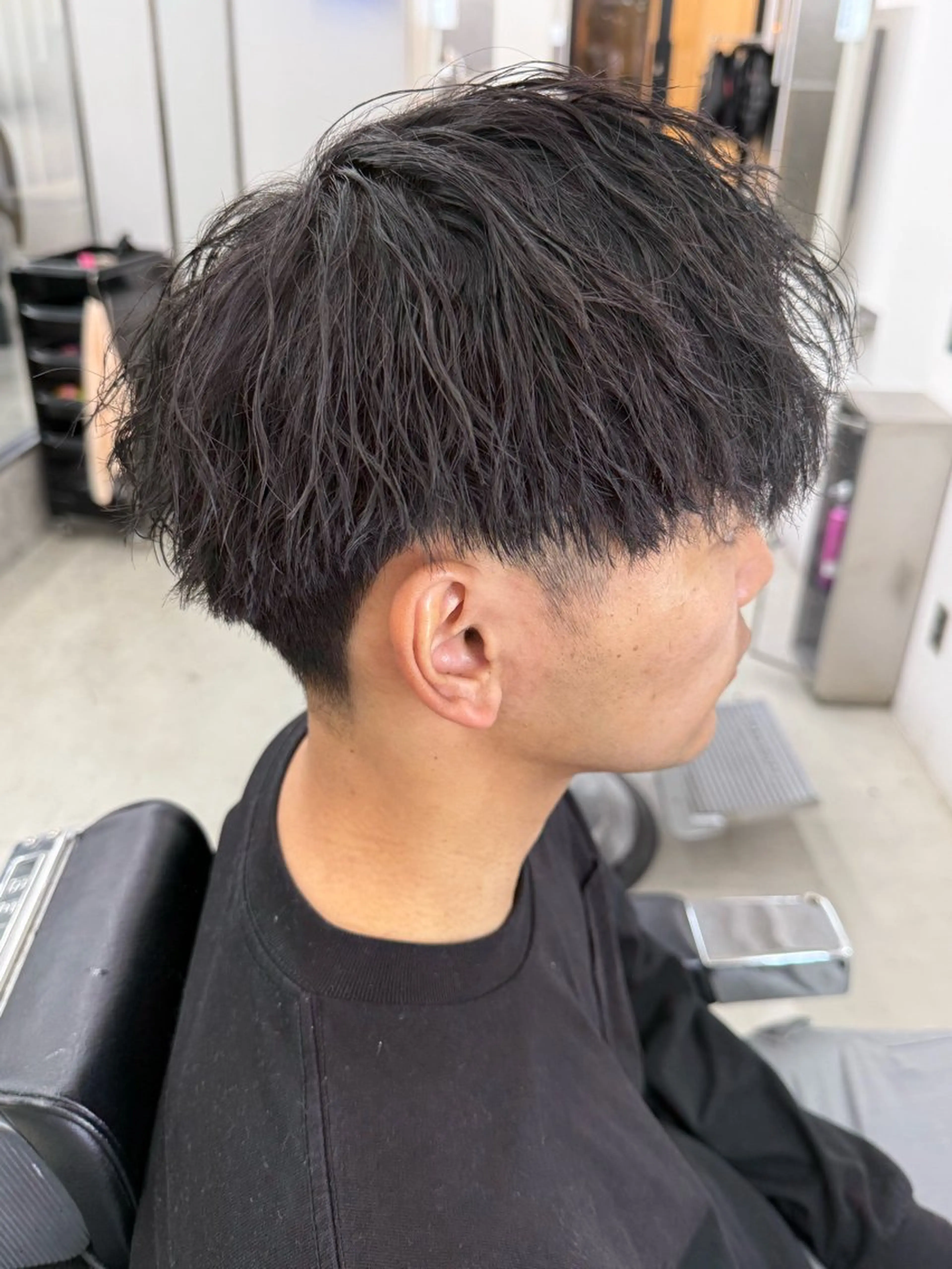ショート パーマ メンズ カット パーマ トリートメント 亀井隆汰/メンズ専門 パーマ特化美容師のヘアスタイル