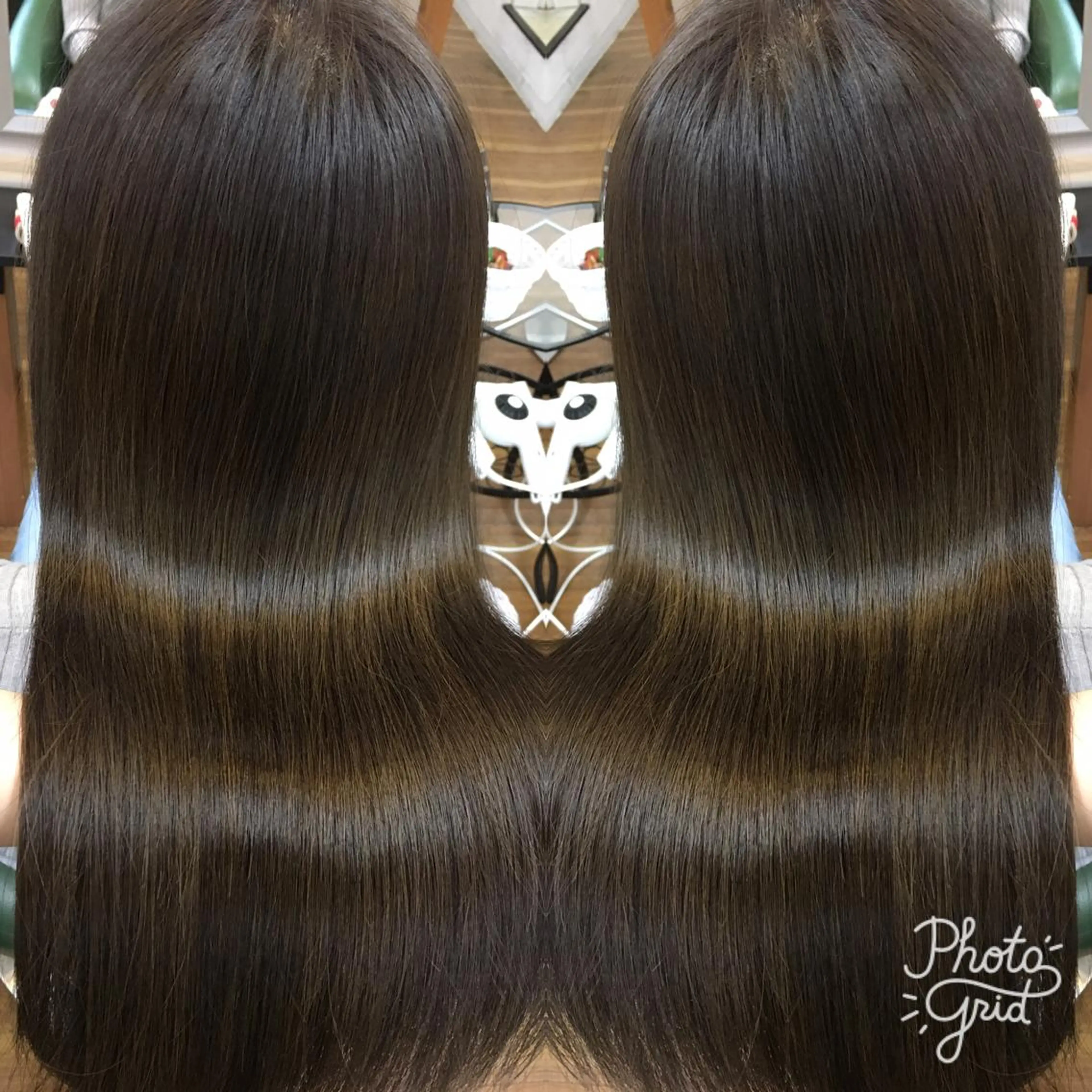 セミロング カラー パーマ ヘアアレンジ メンズ キッズ ネイル マツエク・マツパ PALETTE(パレット)所属・SHIORI💜口コ ミNo.1艶カラーのヘアスタイル