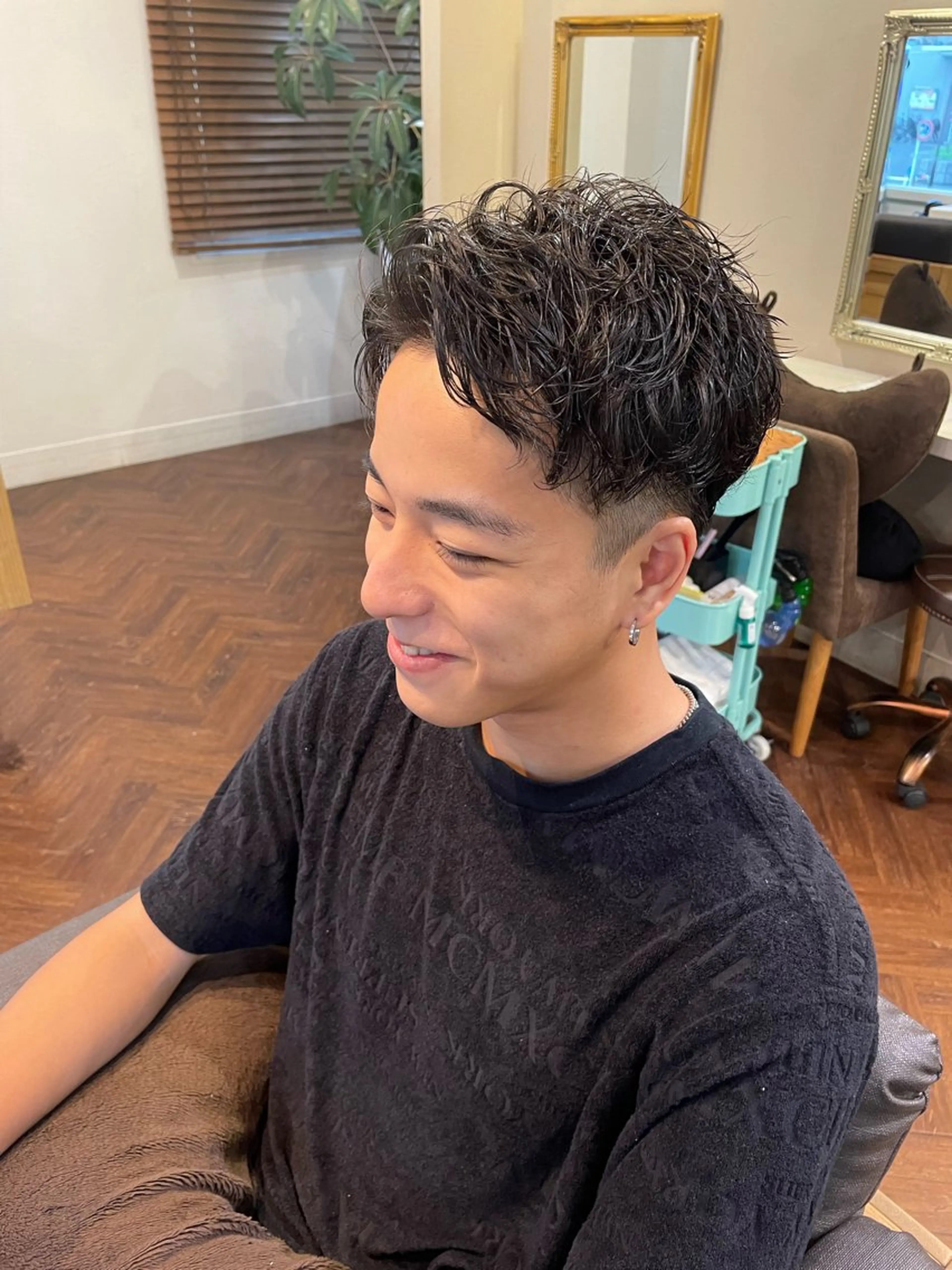 メンズ カット パーマ トリートメント 🍊美容室TU. LUCE／コン🍊のヘアスタイル