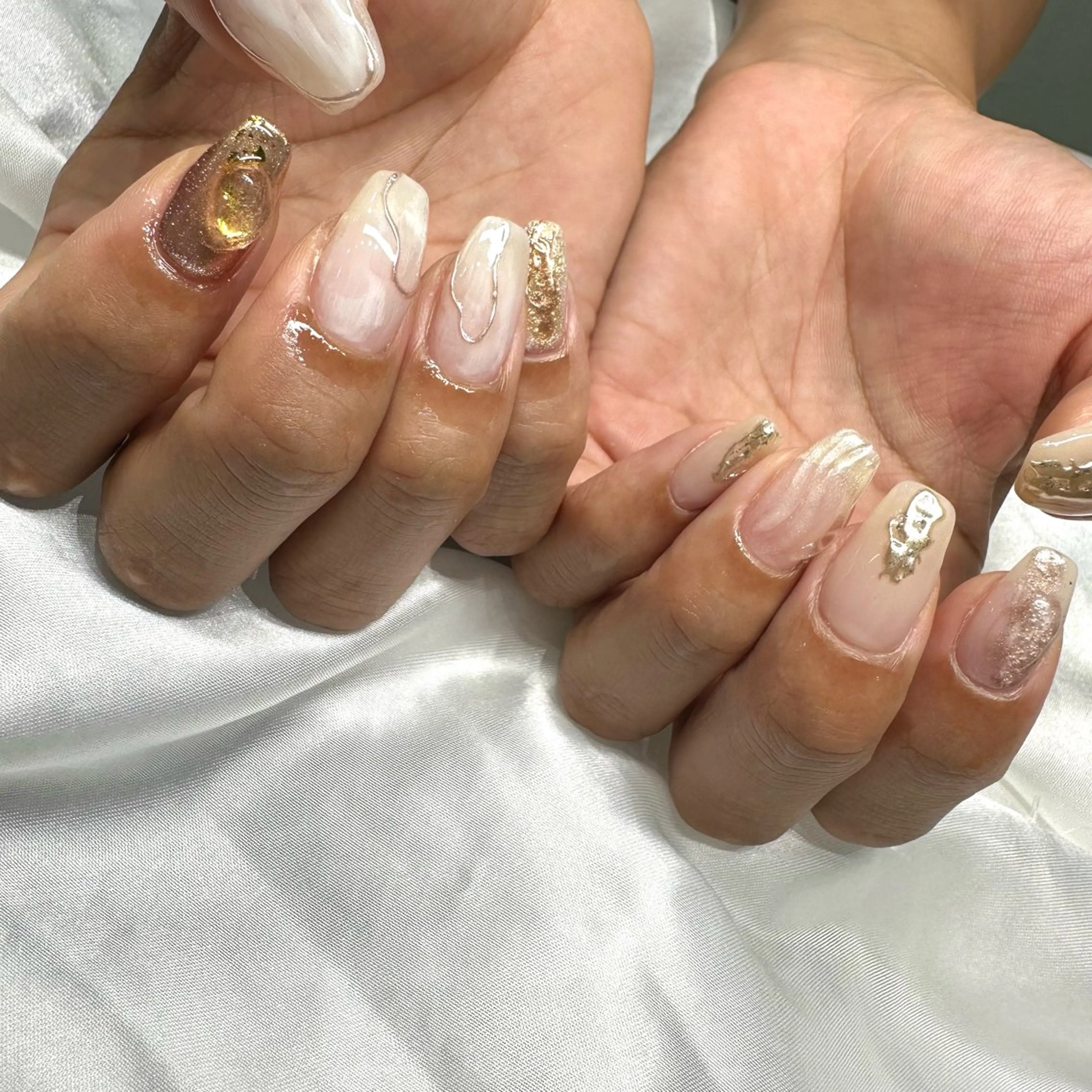 ネイル ハンドネイル 水戸 彩夏のネイルデザイン