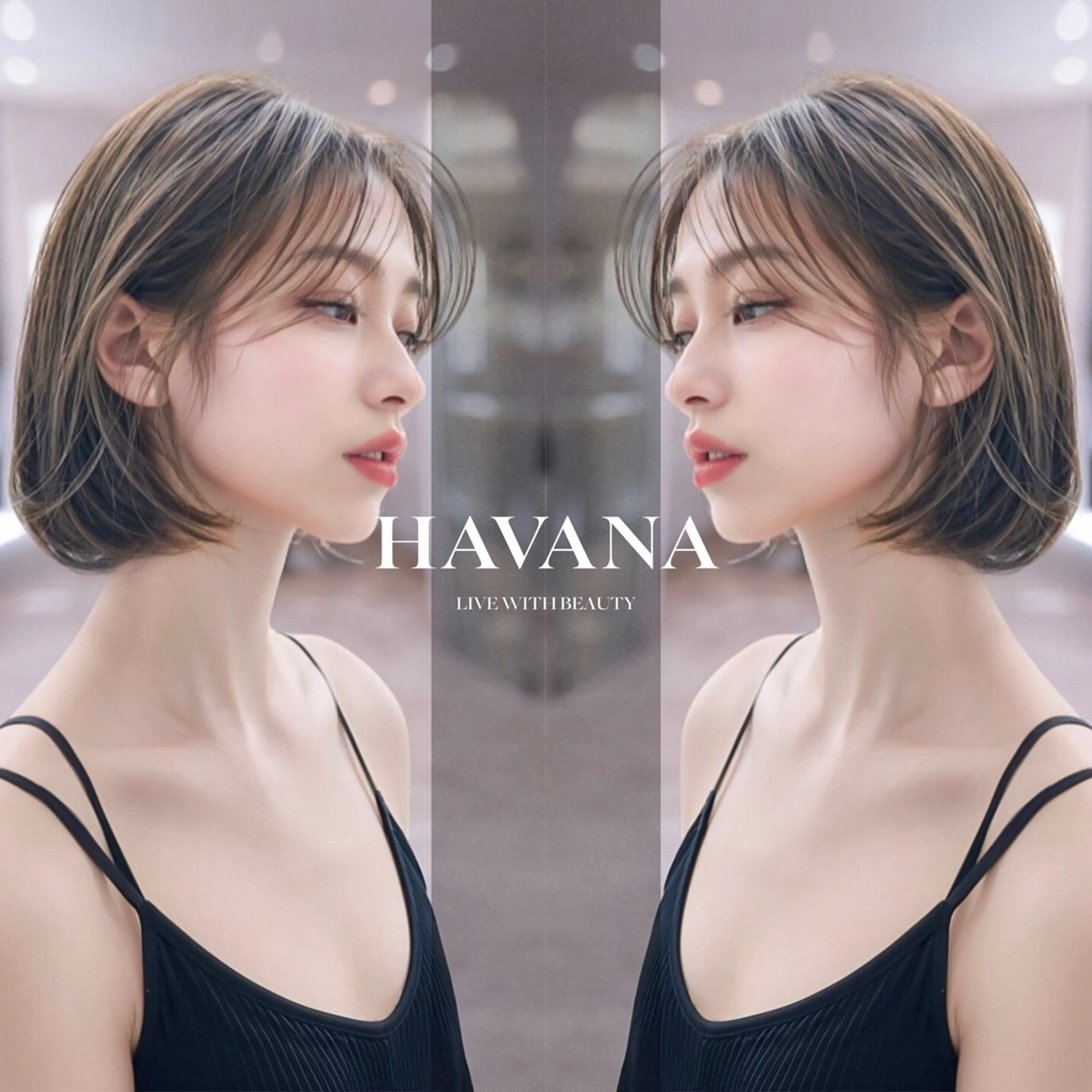 ショート カラー カット ヘアカラー トリートメント １HAVANA.渋谷 【レイヤー/韓国】のヘアスタイル