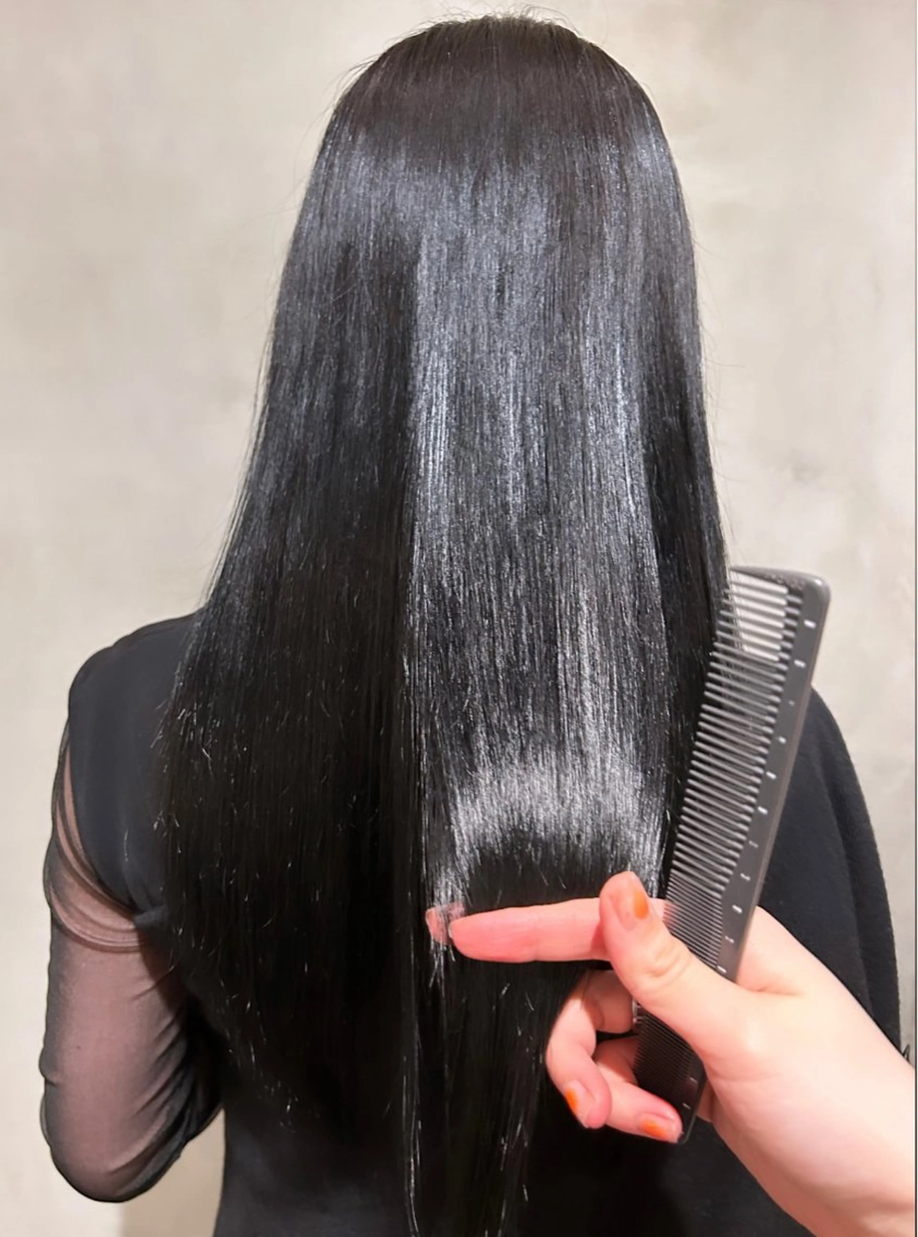 ロング カラー 縮毛矯正 L&Co所属・タナカ カナ🫧のヘアスタイル