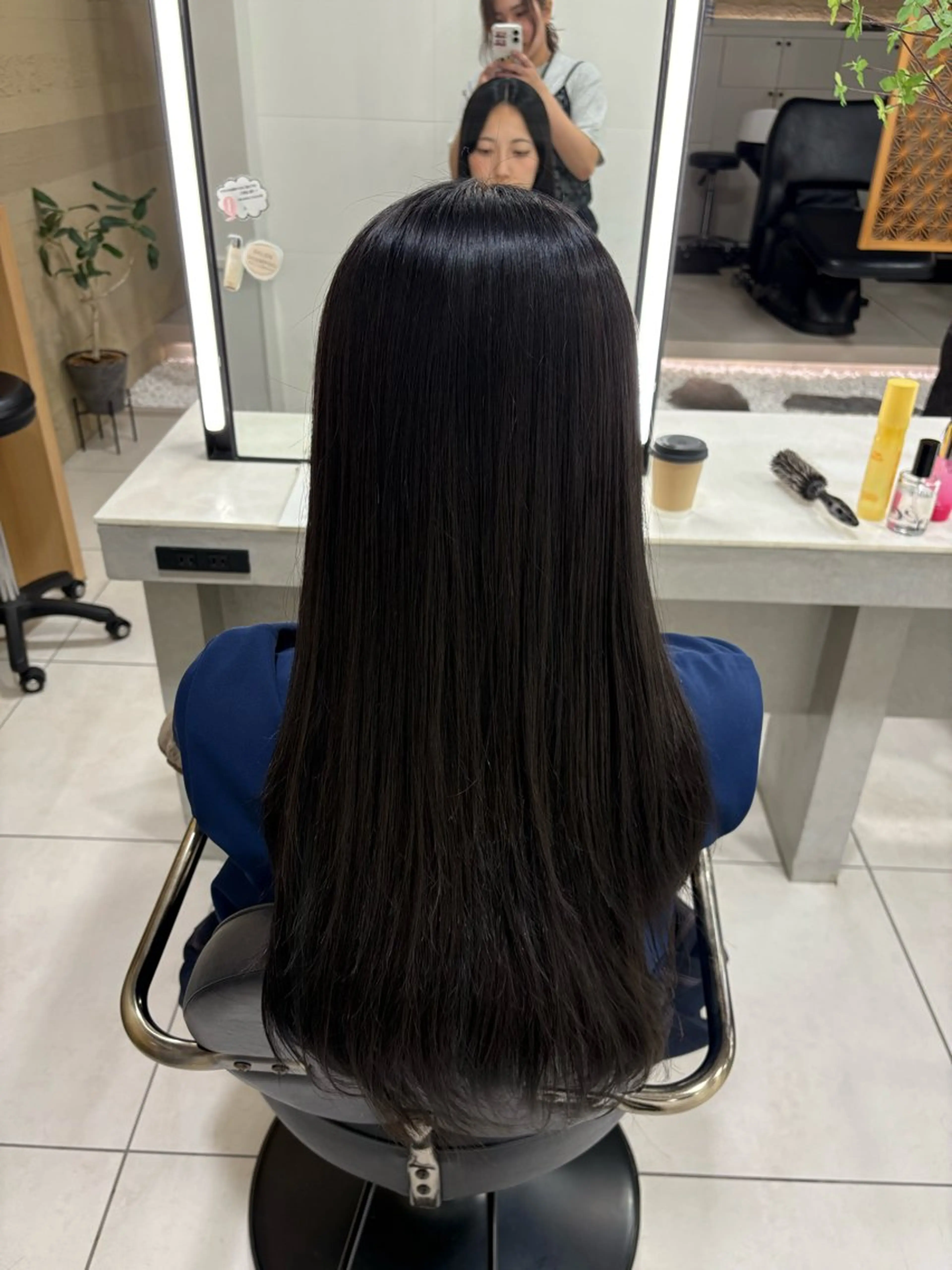 ロング カラー アフェクション金山所属・透明感カラー🫧/ 艶感/ayanaのヘアスタイル