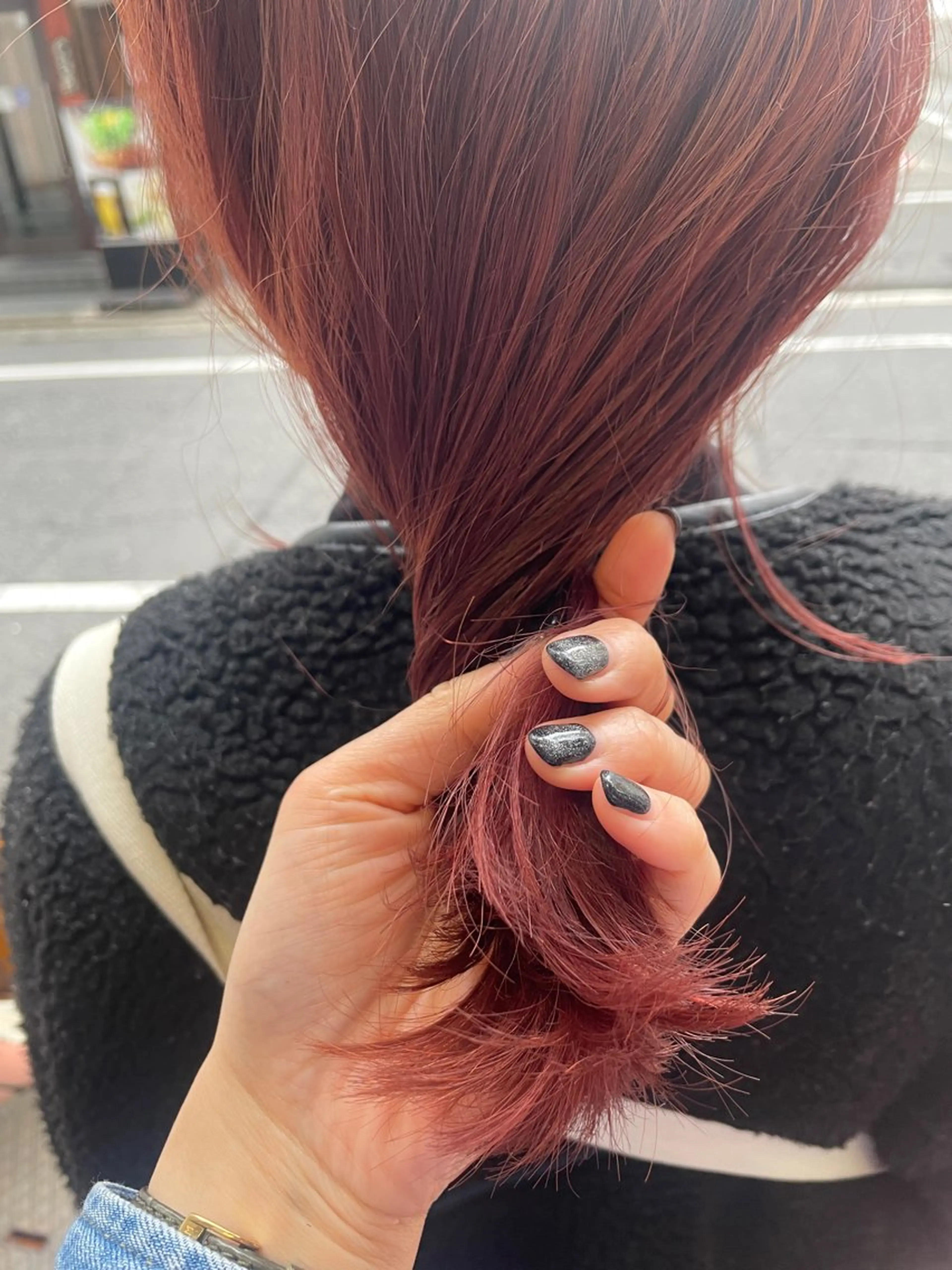 セミロング カット ヘアカラー トリートメント さの あやねのヘアスタイル