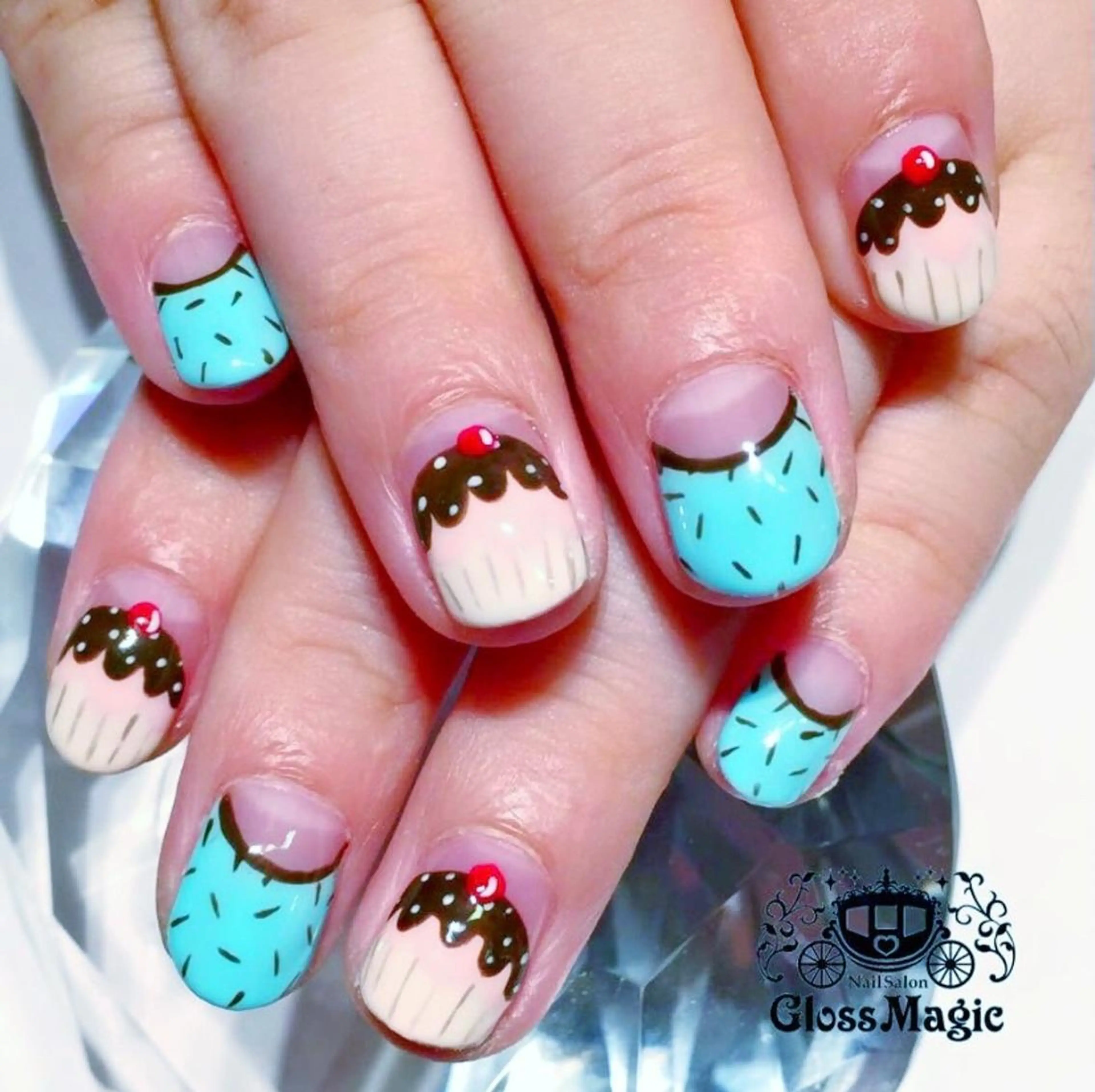 ネイル ハンドネイル あ きのネイルデザイン