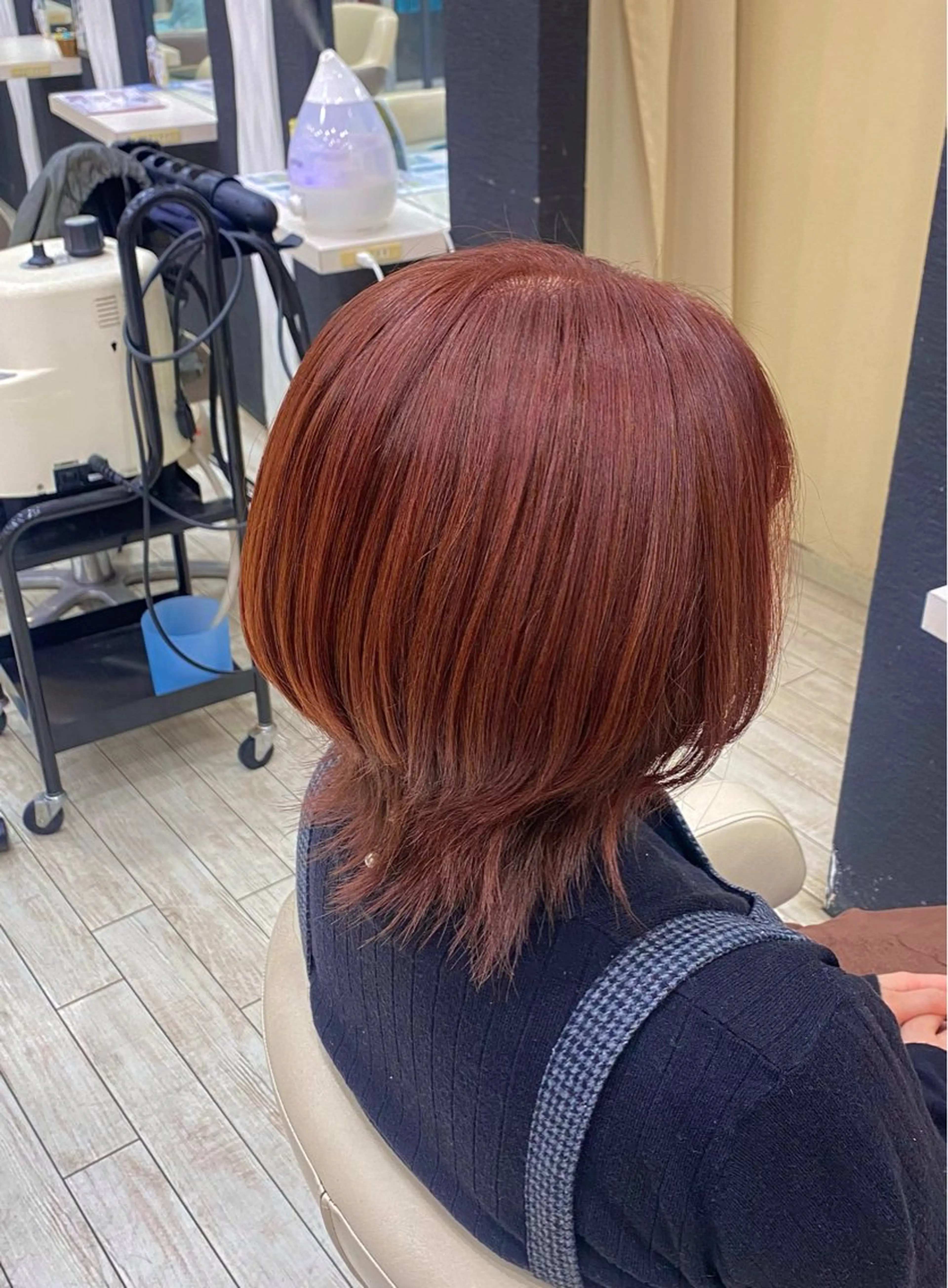 カラー ブラウンカラー レッドカラー Re所属・🤍momoka 🌸🤍のヘアスタイル