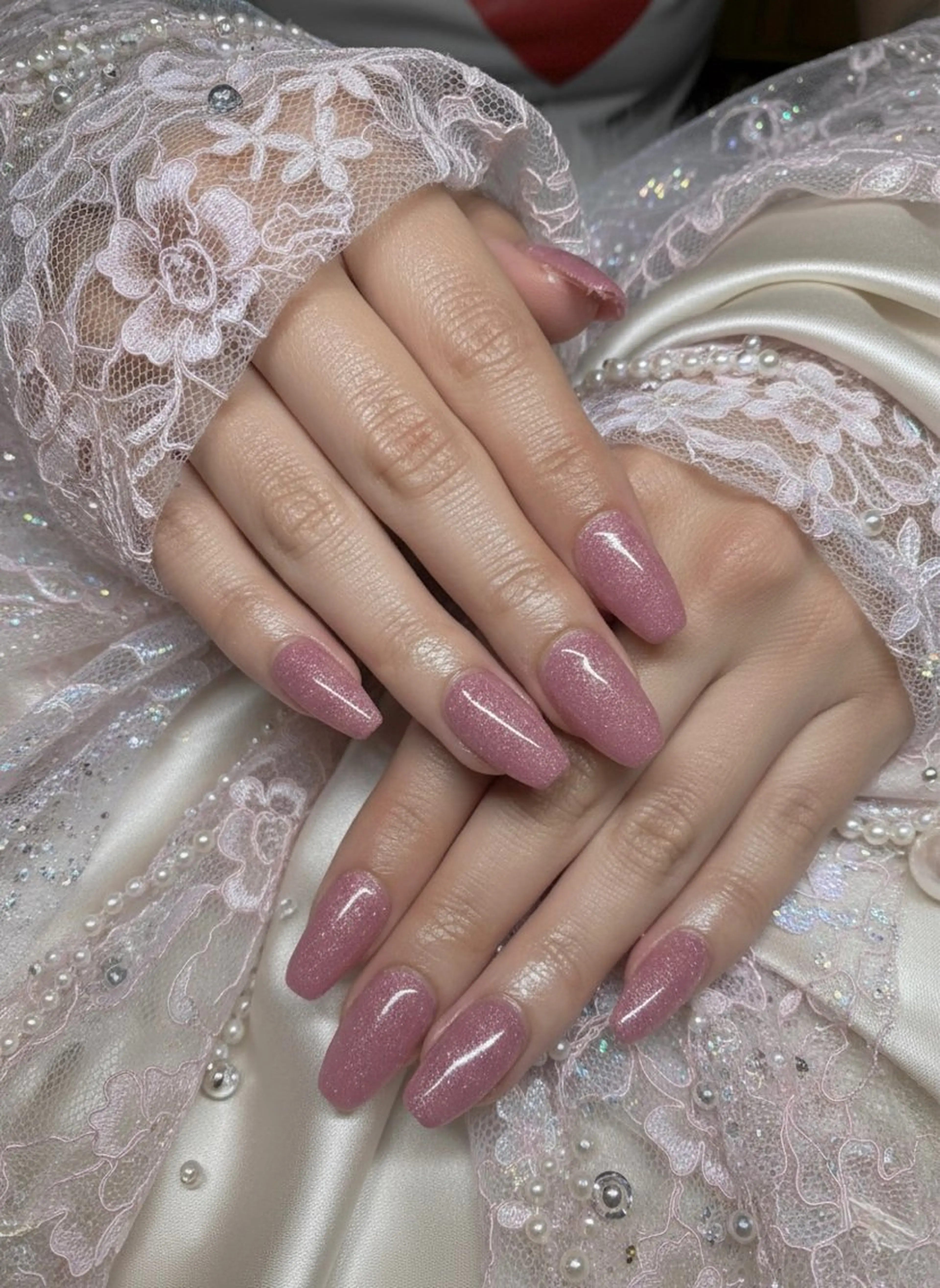 ネイル ピンク ハンドネイル 24時間営業 UNABOMBAのネイルデザイン