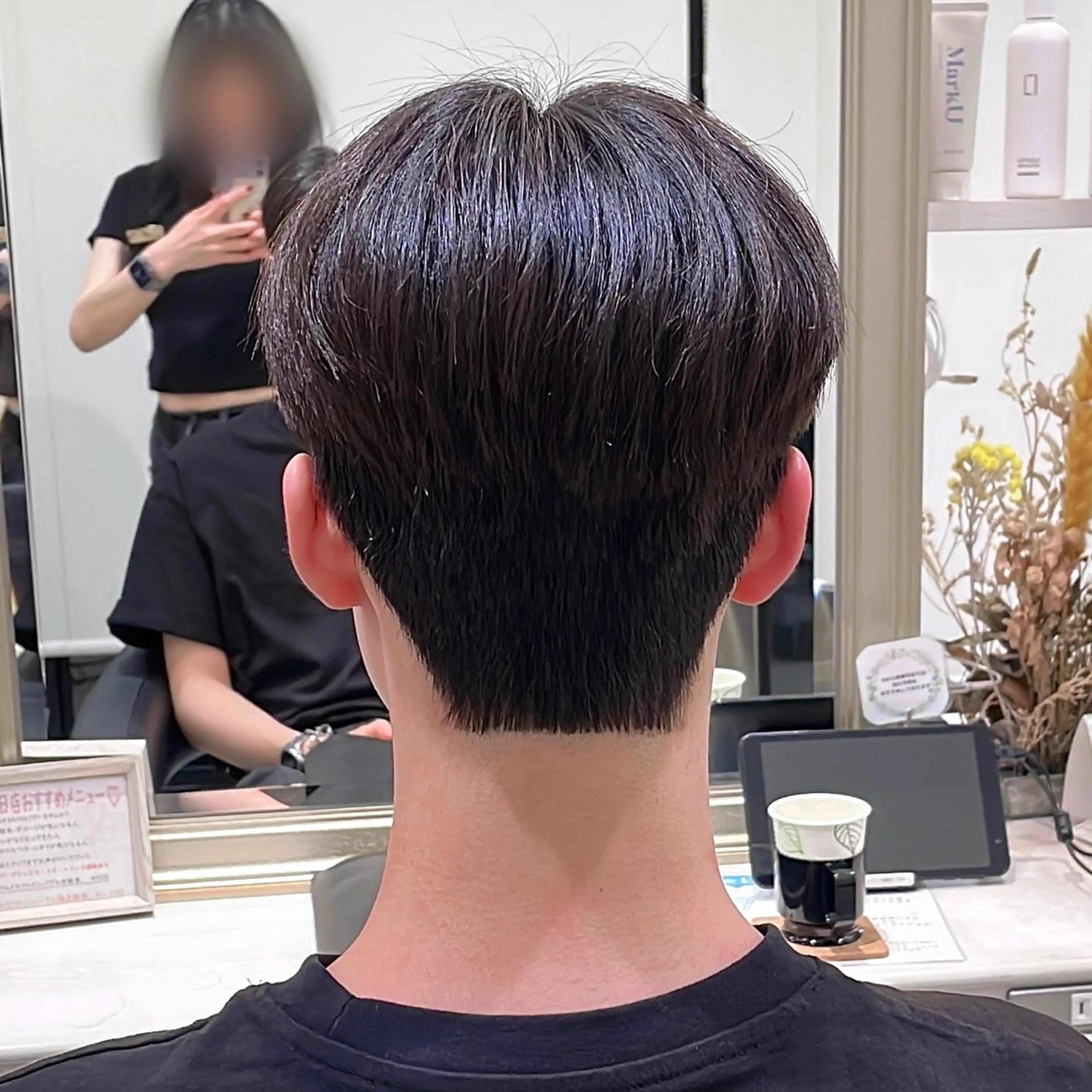 ショート パーマ ヘアアレンジ メンズ パク・ボミン小野リエ 韓国ハーフ🦊のヘアスタイル