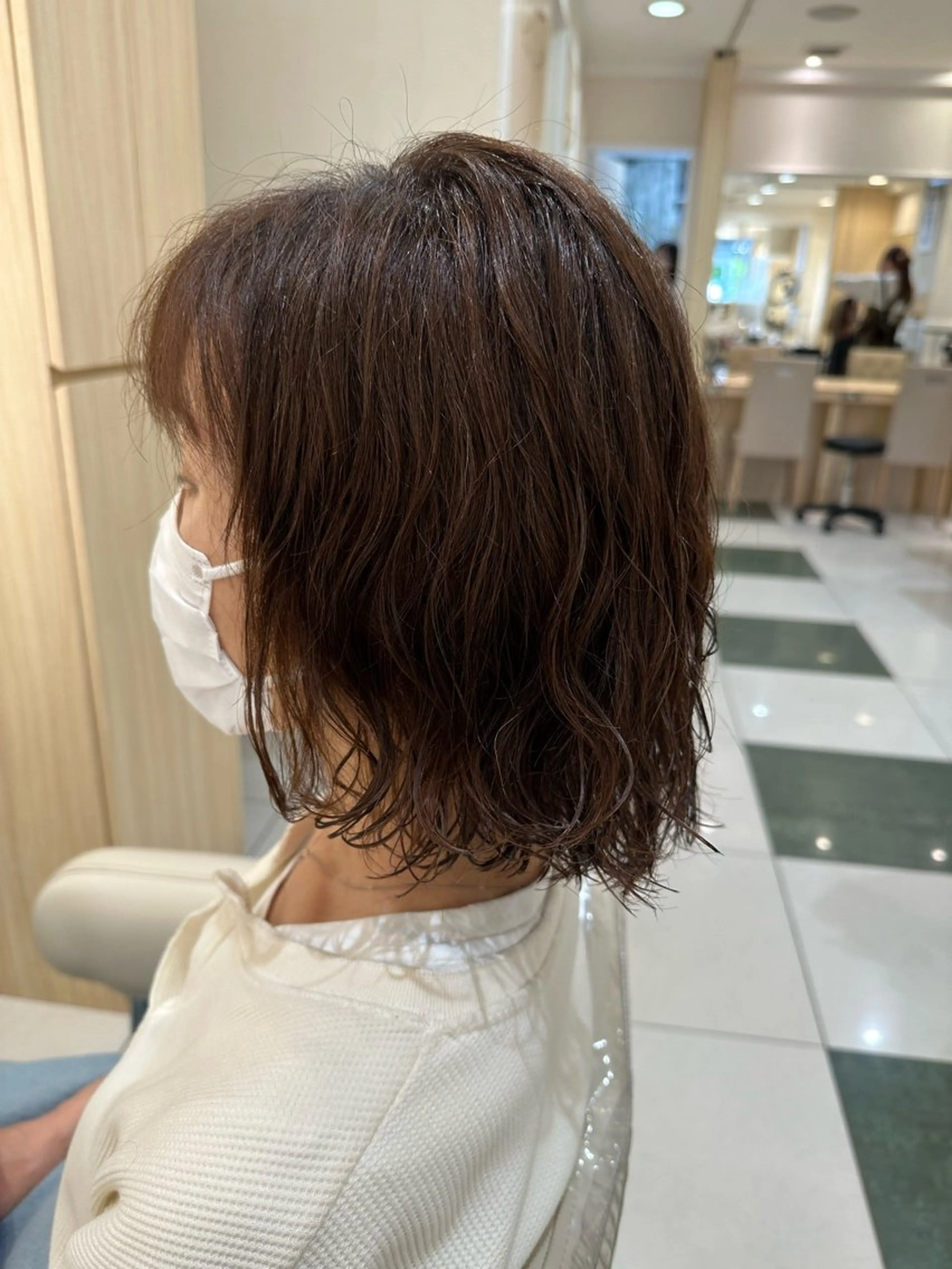 ミディアム ボブ•ショートカット 草野太一のヘアスタイル